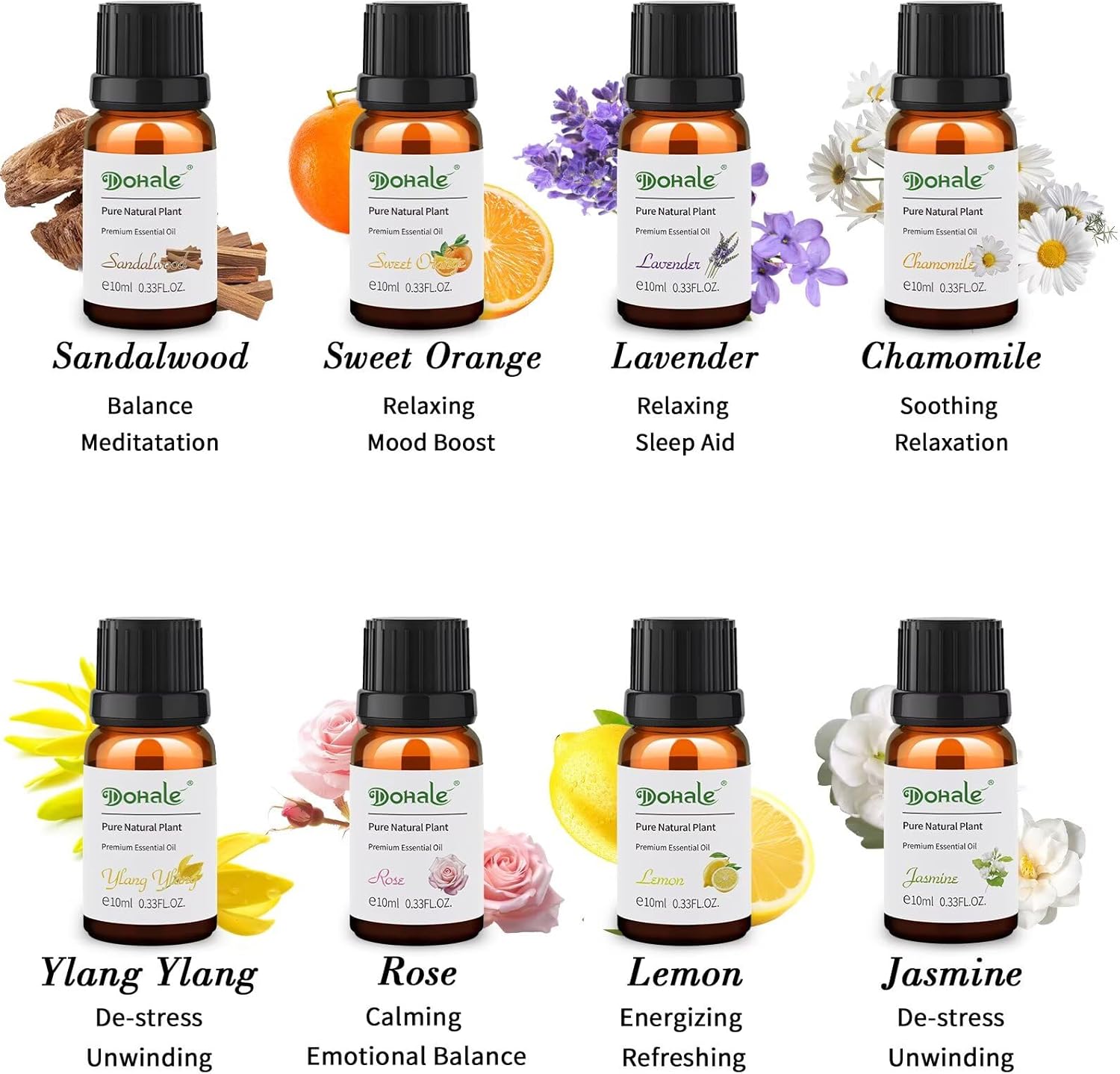 Essential Oils Set Acacia Wood Gift Box - Top 16 Relax, Stress Relief, Sweet Dreams, Energize, Aromatherapy Oils for Diffuser Hotel Scent Home Fragrance Candle Making 10ml