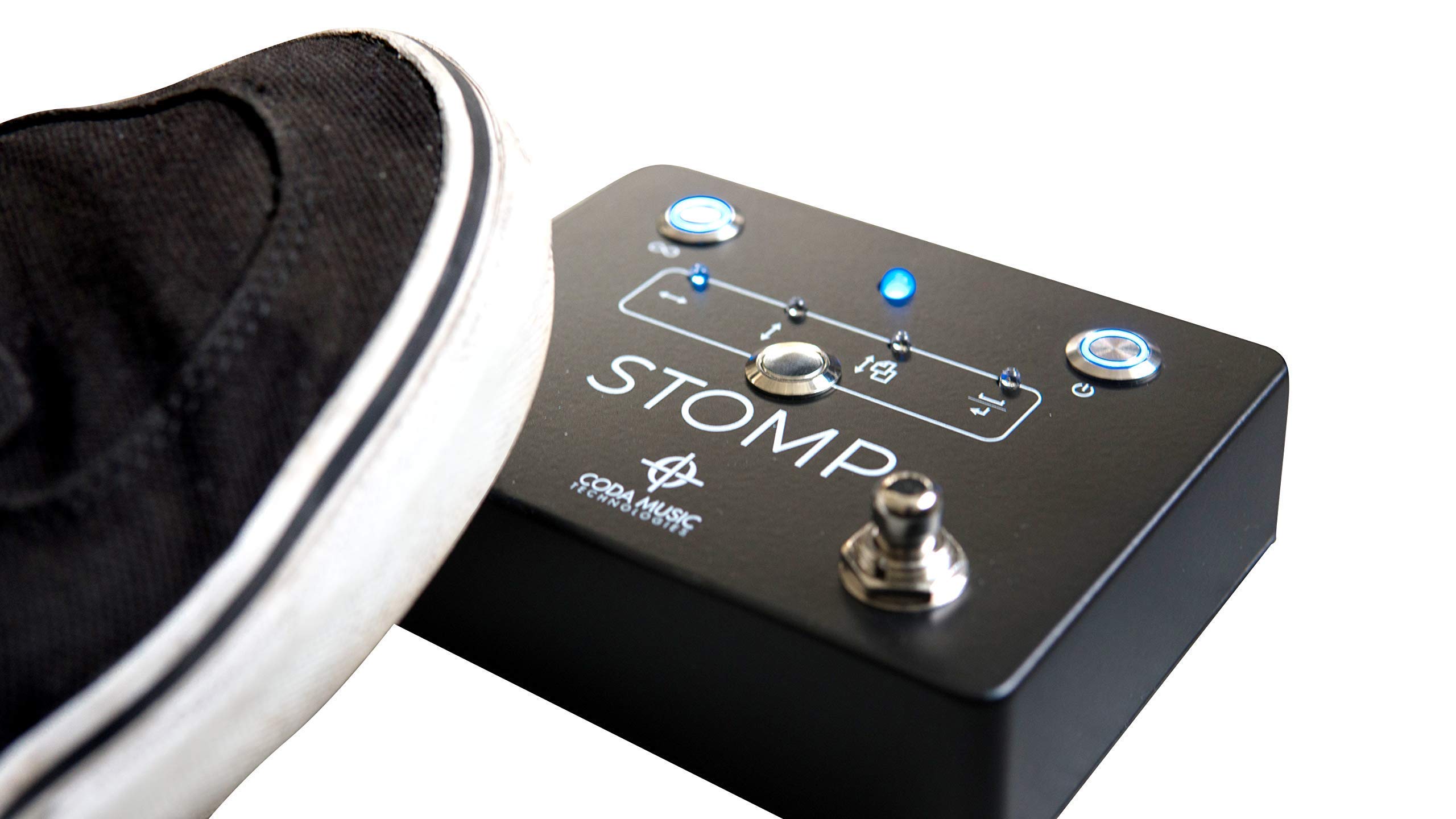 STOMP Bluetooth 4.0 Page Turner & App Controller Foot Pedal for Tablets by Coda Music Technologies