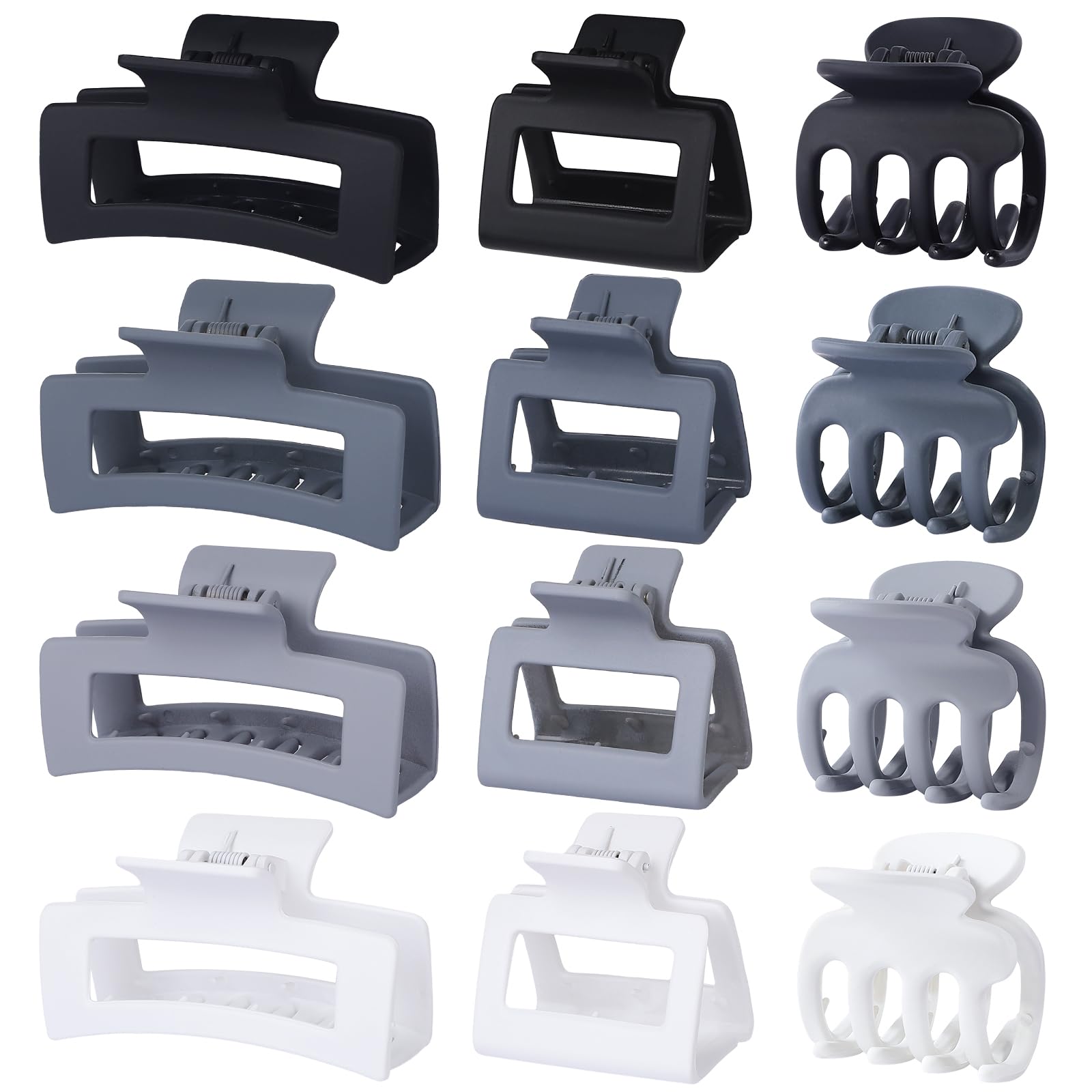 Cute Claw Clips for Women - 12 Pack -26