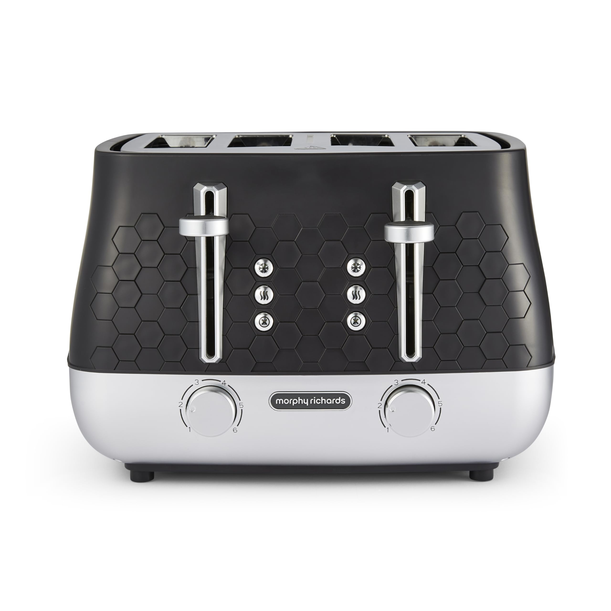 Morphy Richards Unisex Black Cassini 4-Slice Toaster In