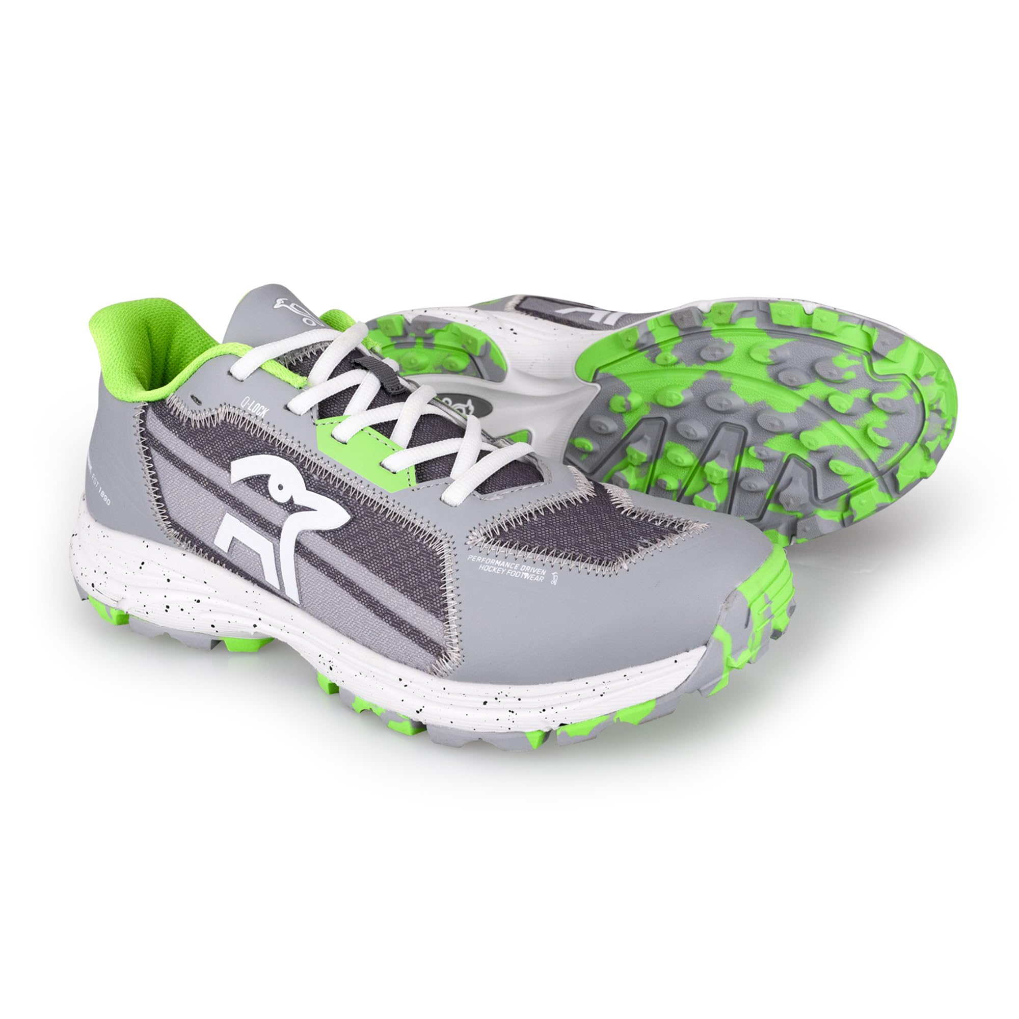 Kookaburra Edge - Zapato de Hockey Ligero, Cordones Q Lock, Agarre Elite