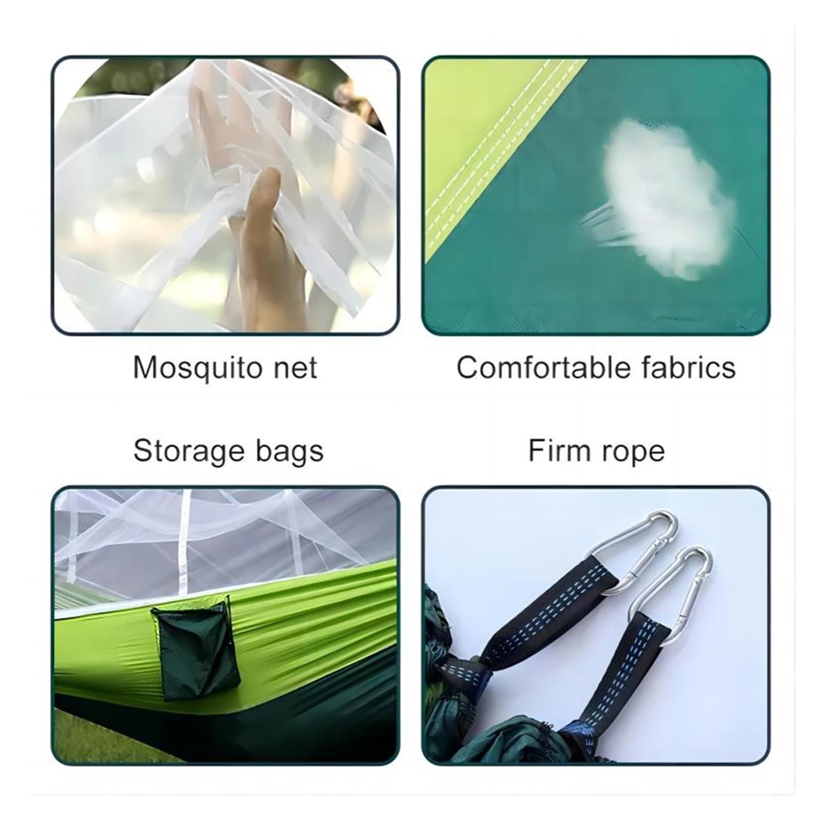 Moskitiera ogrodowa, Przenośny podwójny hamak siatkowy Outdoor Camp Travel Hik Sleep Nature Leisure(Style 8)