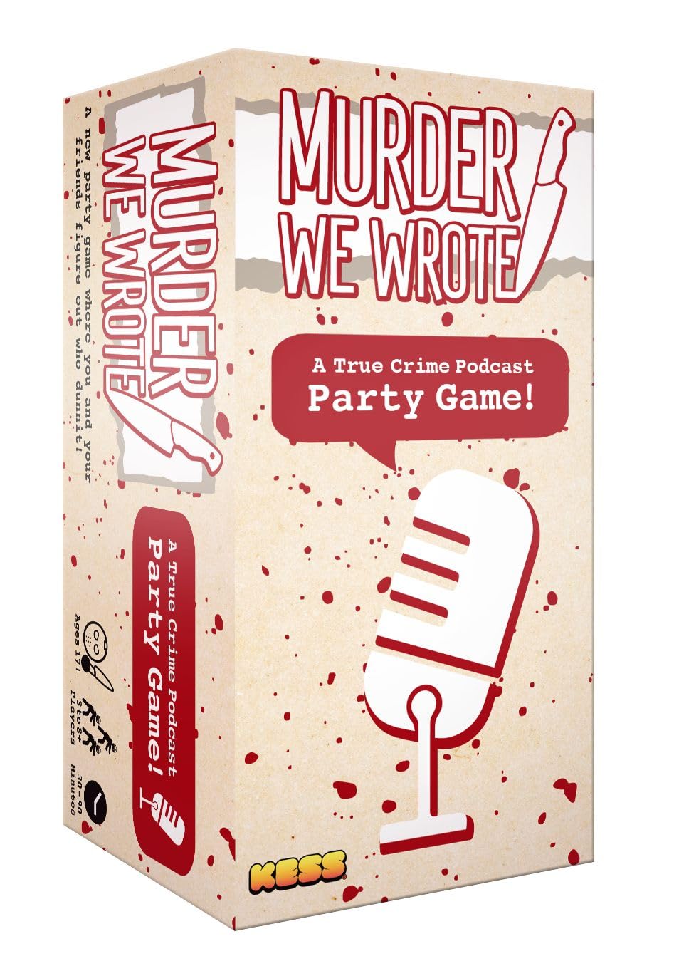 KESS Murder We Wrote - Adventure Card Game for 3-8 Players, Murder Mystery Game for Adults, 14+ Age, Action Themed Game, 30-90 Min Playtime