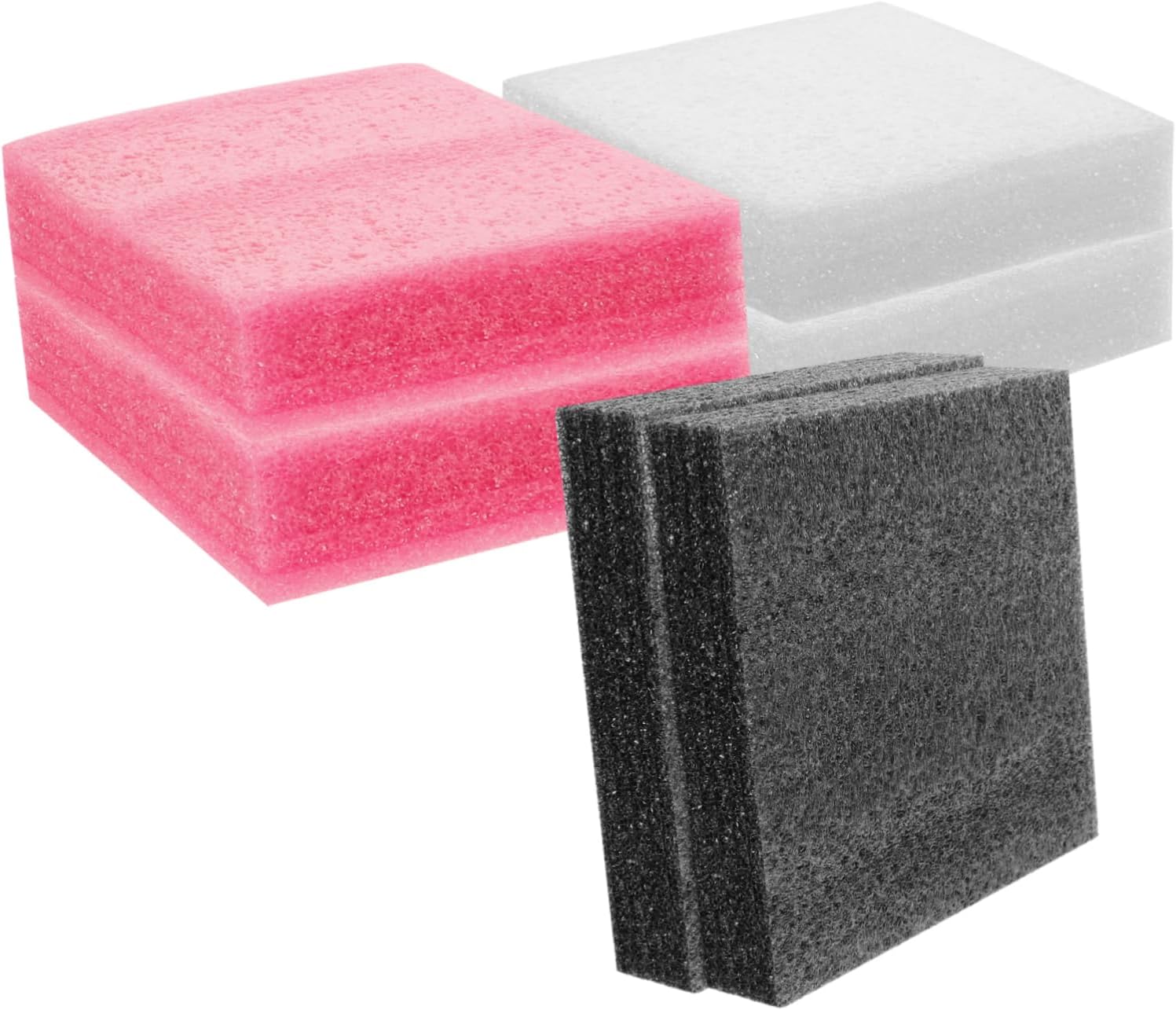 TEHAUX 24pcs Needle Felting Mat Thickened Cushions for Wool Crafts Versatile Needlework Pads for Easy Embroidery Projects Includes Mats