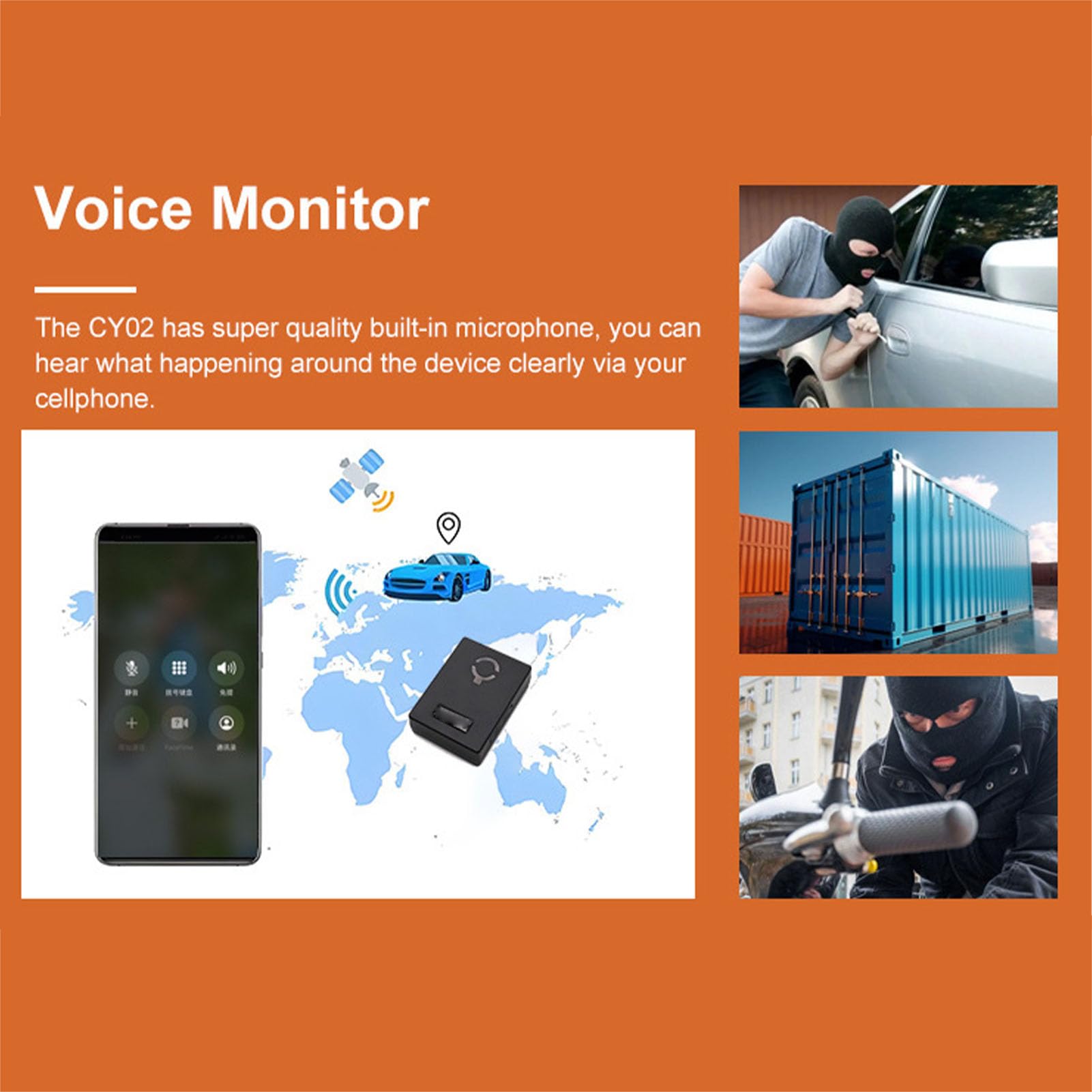 Traceur GPS 4G pour Véhicules, Historique des Trajets, Alertes de