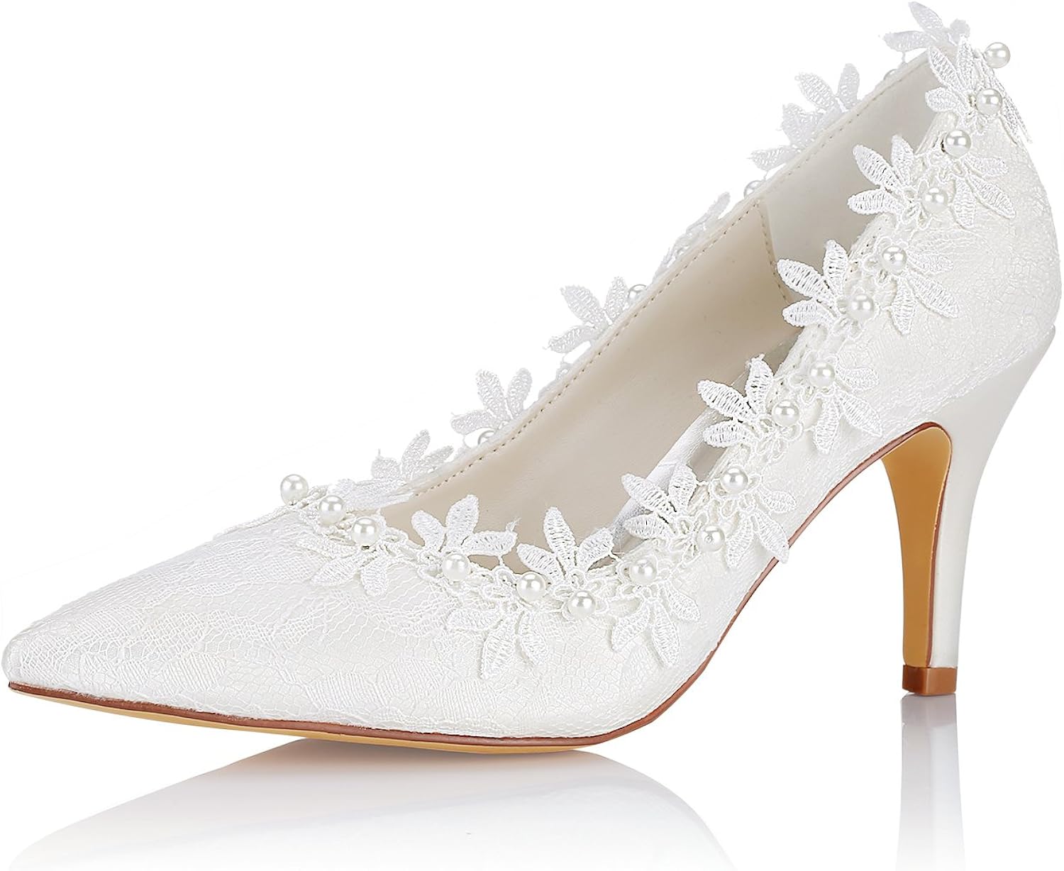Kitten heel bridal shoes Clearance