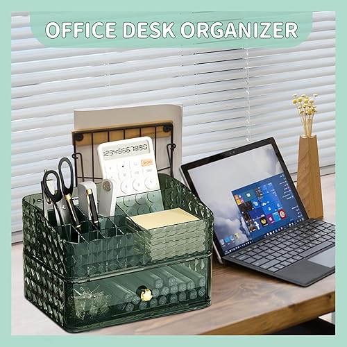 Miniatura 6 de Organizador de maquillaje con cajones, organizador apilable de cosméticos y almacenamiento, organizadores de cuidado de la piel para tocador, ideal