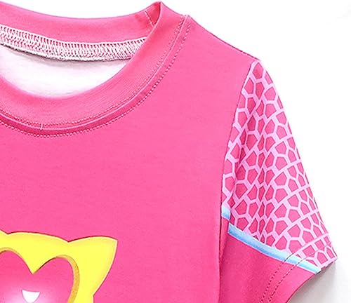 Miniatura 2 de ACoiay Kitty Hero - Conjunto de camiseta y pantalón con máscara y diadema, 3-8 años