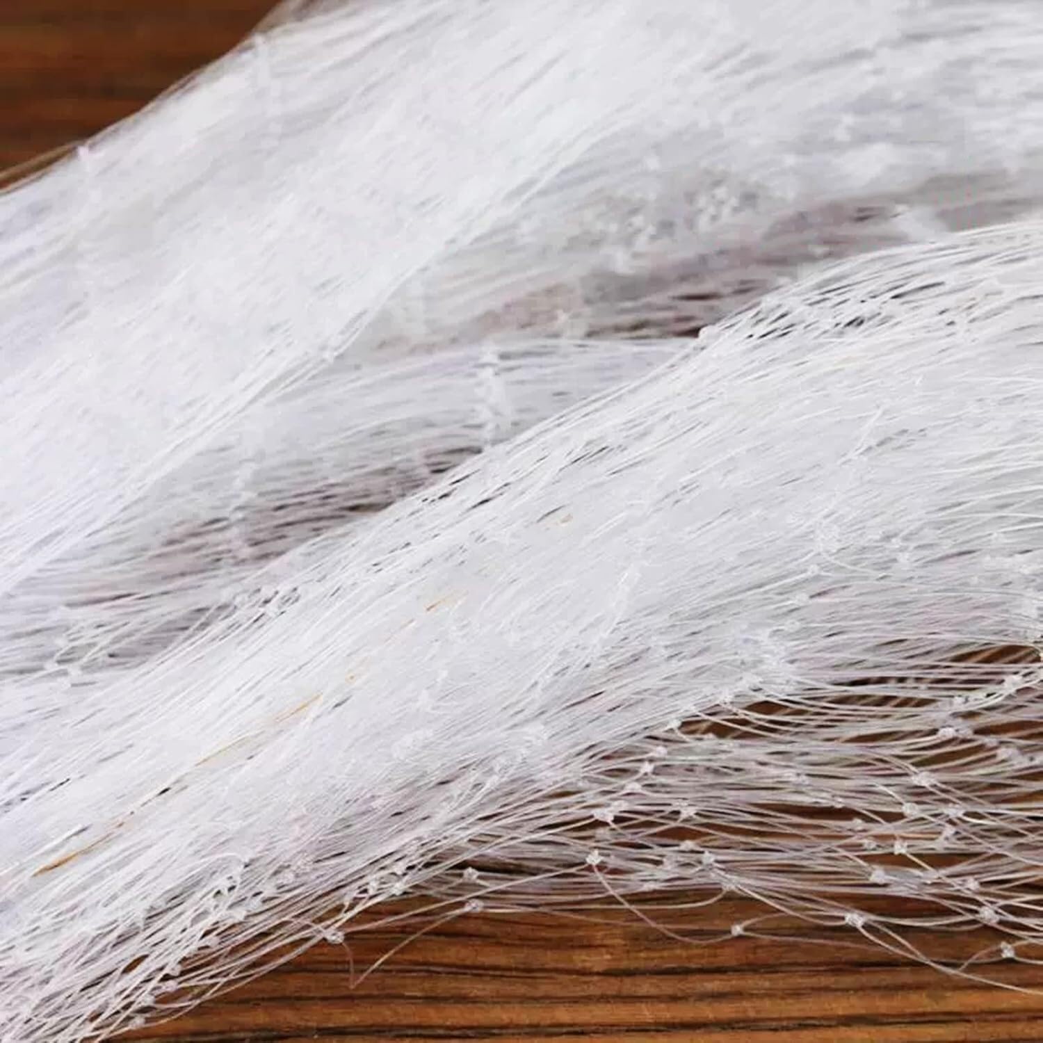 Filet anti-oiseaux de jardin en nylon blanc pour arbres et légumes