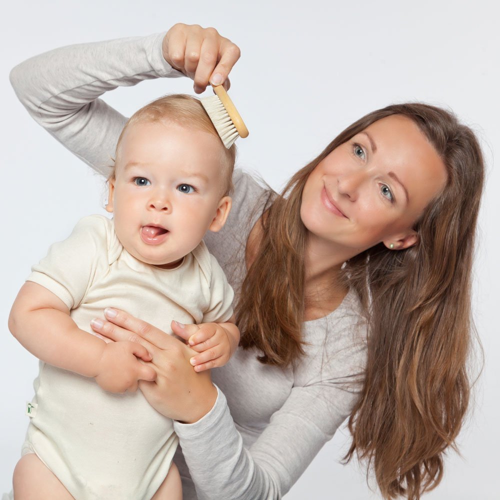 Brosse à poils de chèvre douce, brosse à tête d'huile rétro