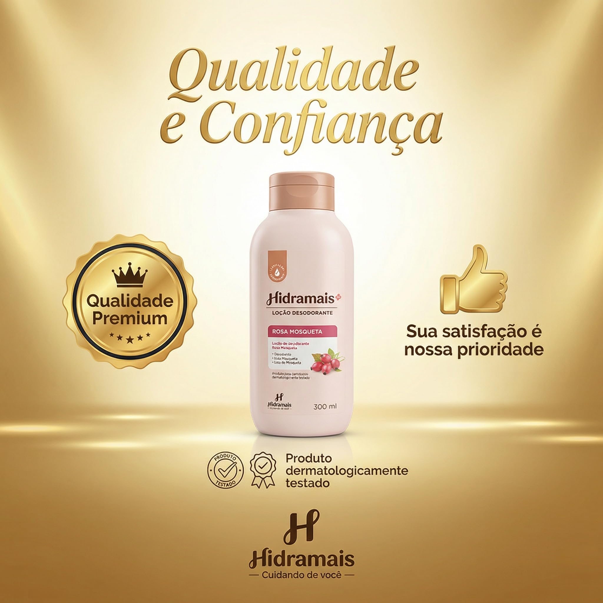 Hidramais Loção Deso. 500 Ml Rosa Mosqueta - | Amazon.com.br