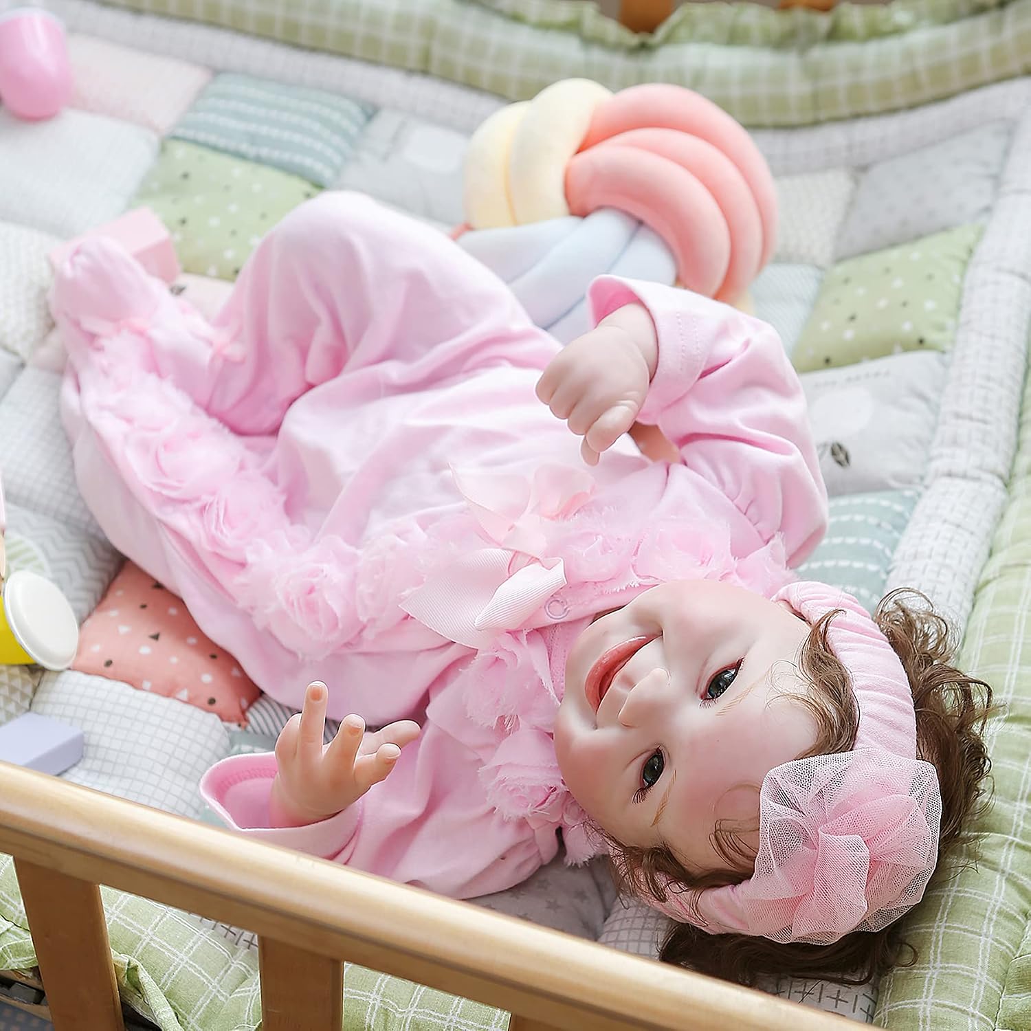 Uр Tо 40% оƒƒ TERABITHIA 22 Inch Realistic Newborn Toddler Girl Doll Forever Yours Sweetheart, Reborn Baby Doll Birthday Set with Magnetic Pacifier Chеареѕt 🛒 TERABITHIA 22 Inch Realistic Newborn Toddler Girl Doll Forever Yours Sweetheart, Reborn Baby Doll Birthday Set with Magnetic Pacifier