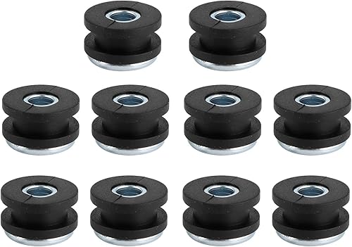 Miniatura 3 de Ojal de goma para motocicleta, 10 piezas de arandelas de motocicleta, kit surtido de juntas de ojal, accesorios de repuesto para carenados y
