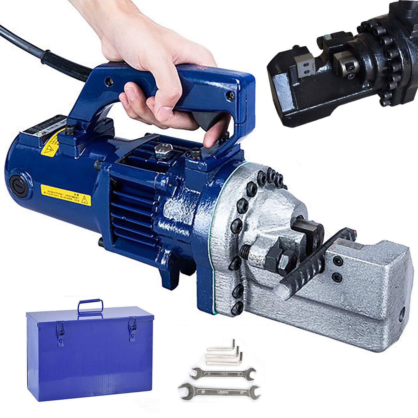 Máquina Cortadora De Barras De Acero Eléctrica Hidráulica (4-20 Mm) - Corte Rápido De 3,0 a 3,5 Segundos, Para Cortar Barras De Acero De 4-20 Mm Y Varias Varillas De Acero,32mm