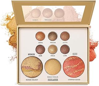 Paleta de maquillaje horneada todo en uno, so...