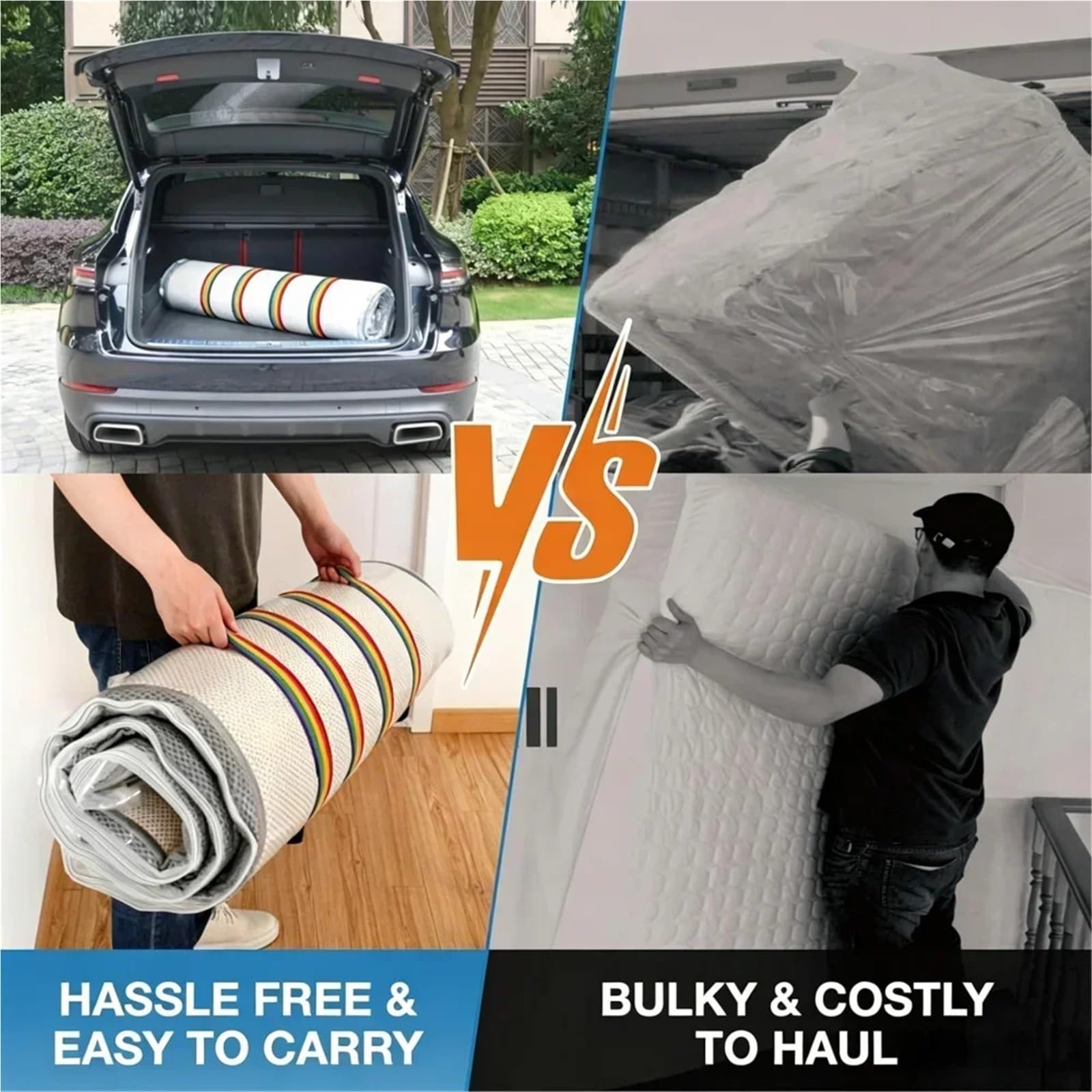 Bolsa de compresión al vacío for colchón | Bolsa de almacenamiento hermética reutilizable for mudanzas