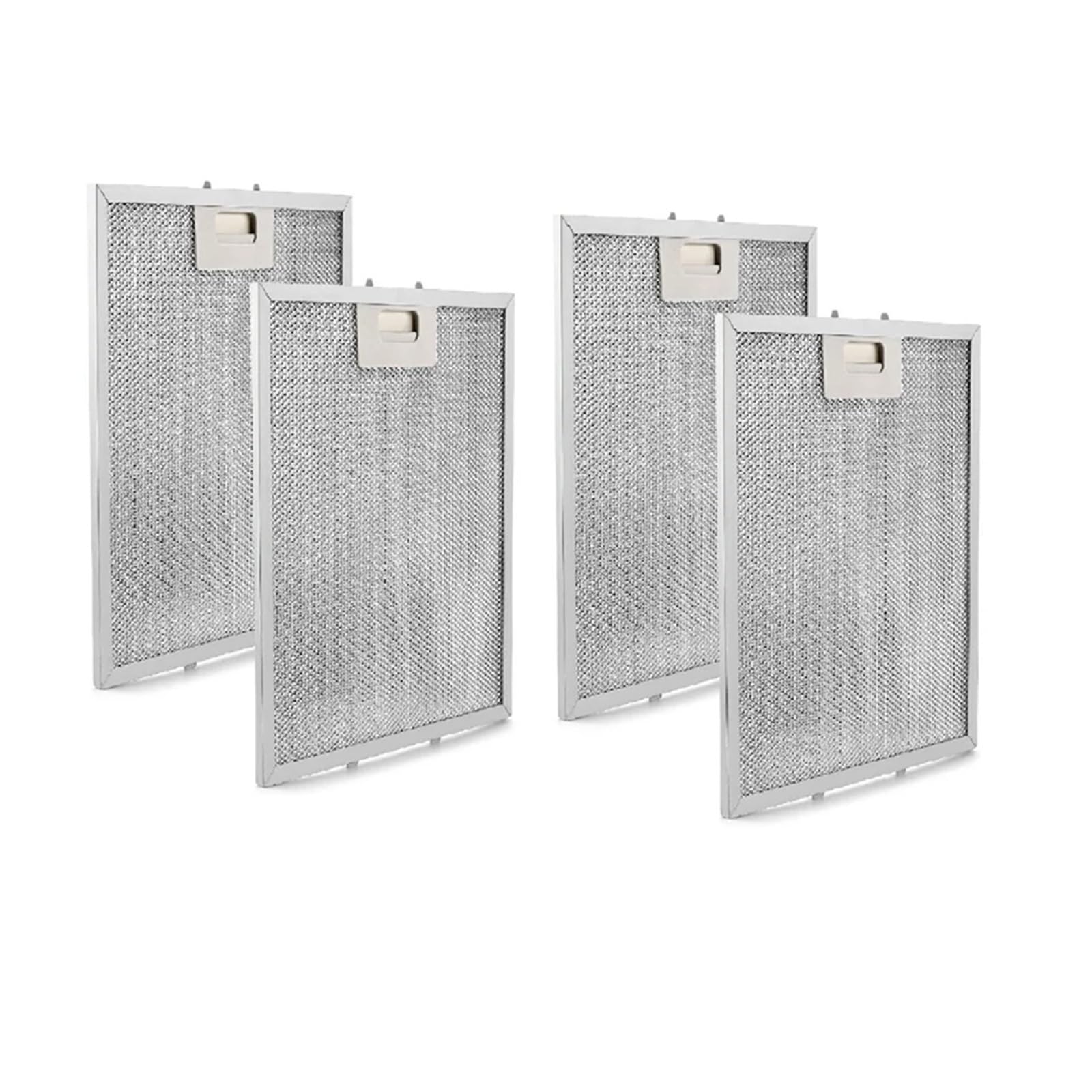 Filtre de hotte anti-graisse lot de 4 filtres d'échappement pour hottes W10875058 W11245983