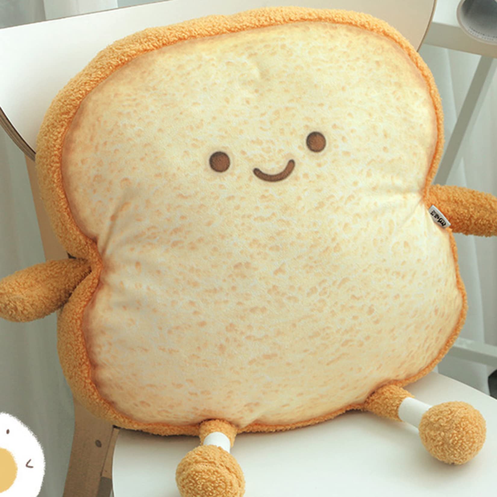 Amazon｜M．ASSOLATO 食パンぬいぐるみ リアル抱き枕 特大