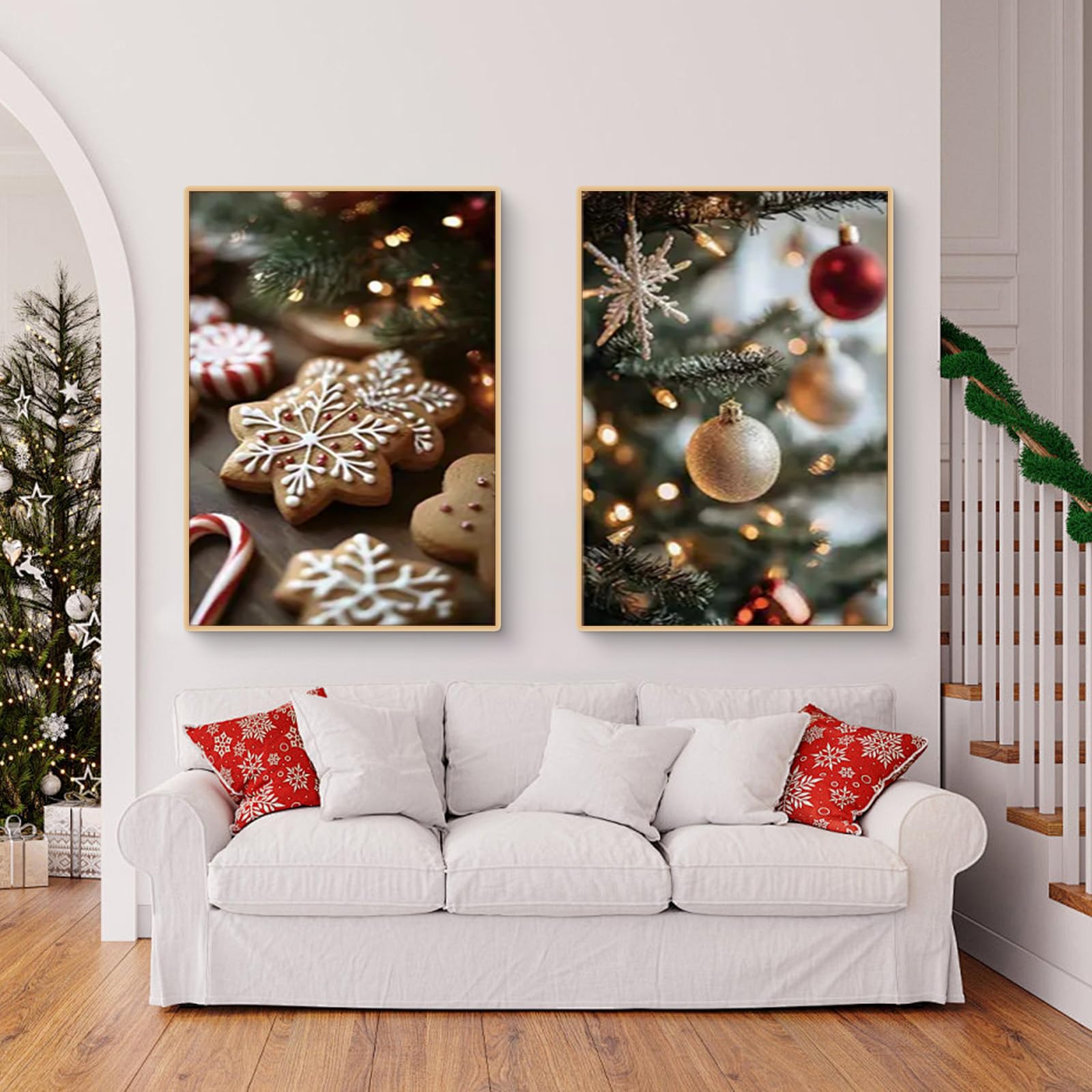 TROYSINC 3er Rosa Weihnachts-Poster Set, Ästhetik  Produktbild-Vorschau 7