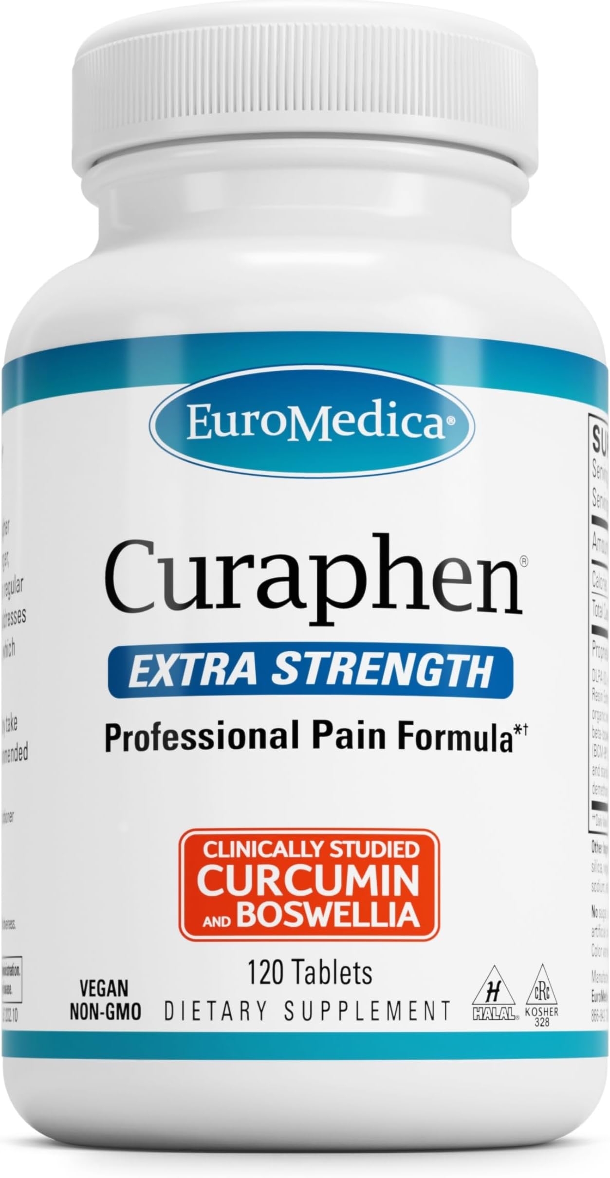 Curaphen Extra Strength - Discomfort Support - 120 Count