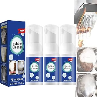 Rinse-Free All-Purpose Stain Remover Foam, kitchen heavy grease foam cleaner, powerful degreaser remove oil stains, Range Hood Cleaner and Oil Stains Burn Marks Scorch Stubborn Dirt