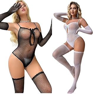 لانجرى شبكى مع جوانتين لليد وشراب شبكى جدااا ليجعل اطلالتك ساحره بجمالك لانجرى مثير بيبى دول قصير شفاف قميص نوم حريمى انيق من كيان للتجارة كود 519