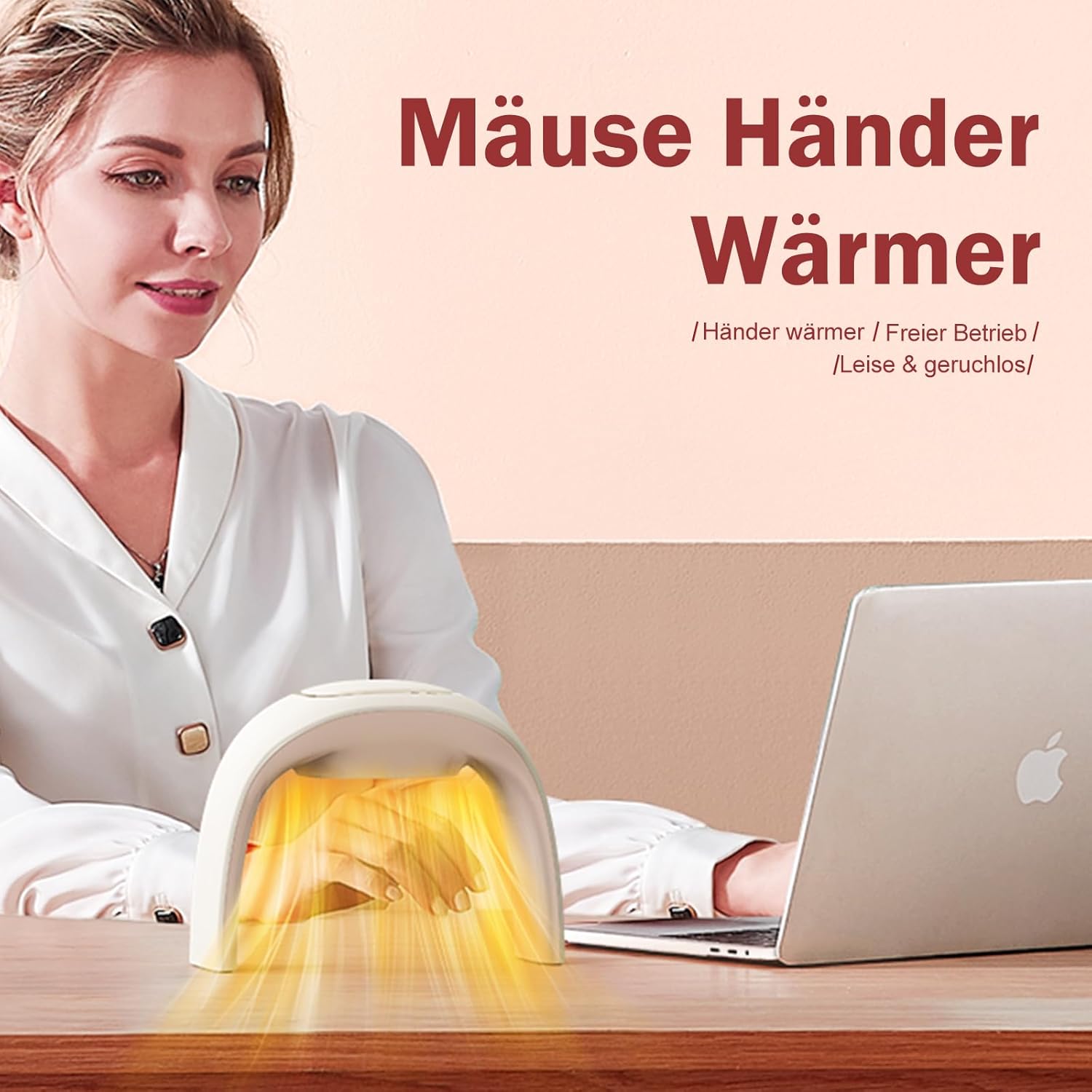 Nediea Faltbarer Handwärmer & Mauspad: 100W Gaming Zubehör mit 3 Temperaturstufen für kalte Tage!
