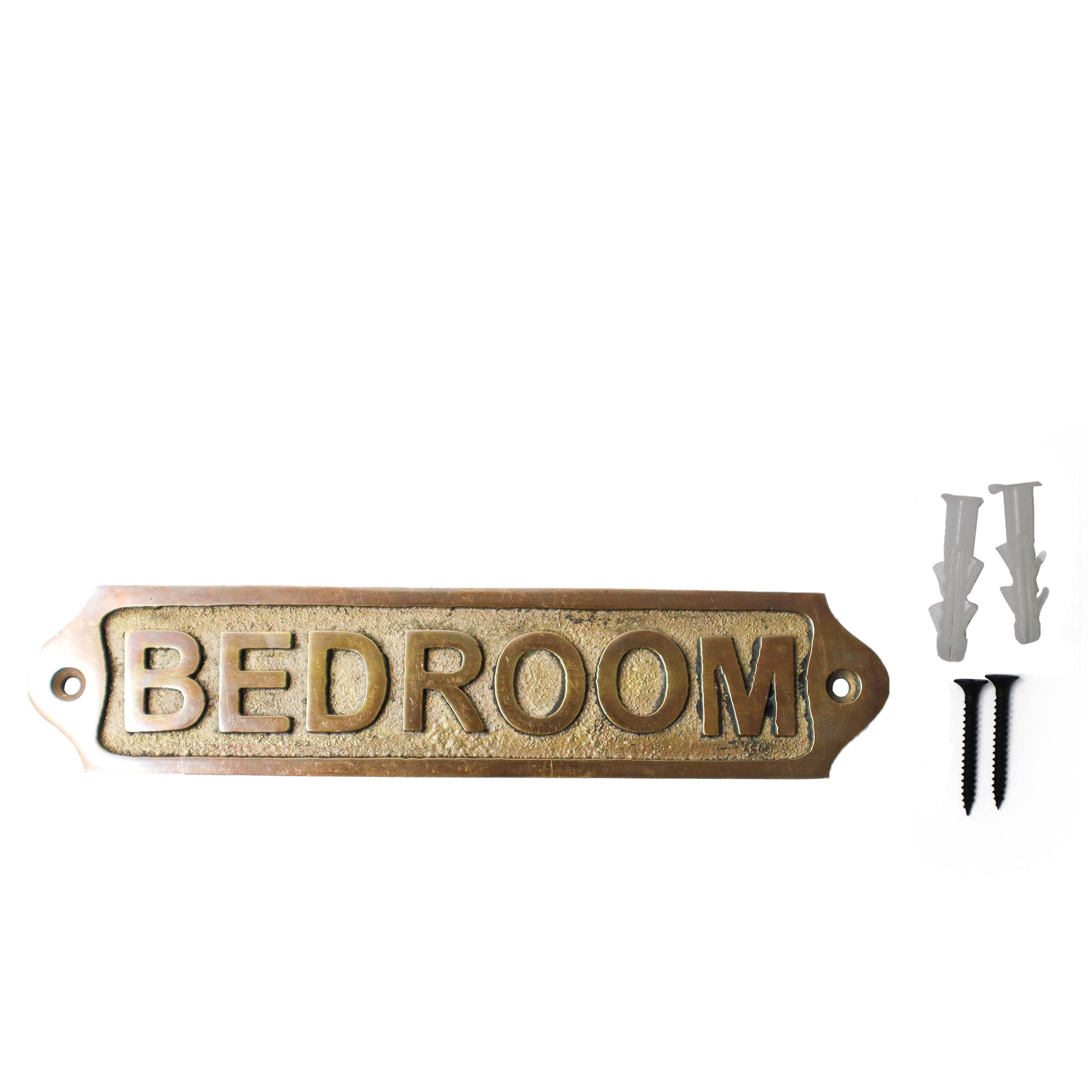 Sam Star Brass Door Sign
