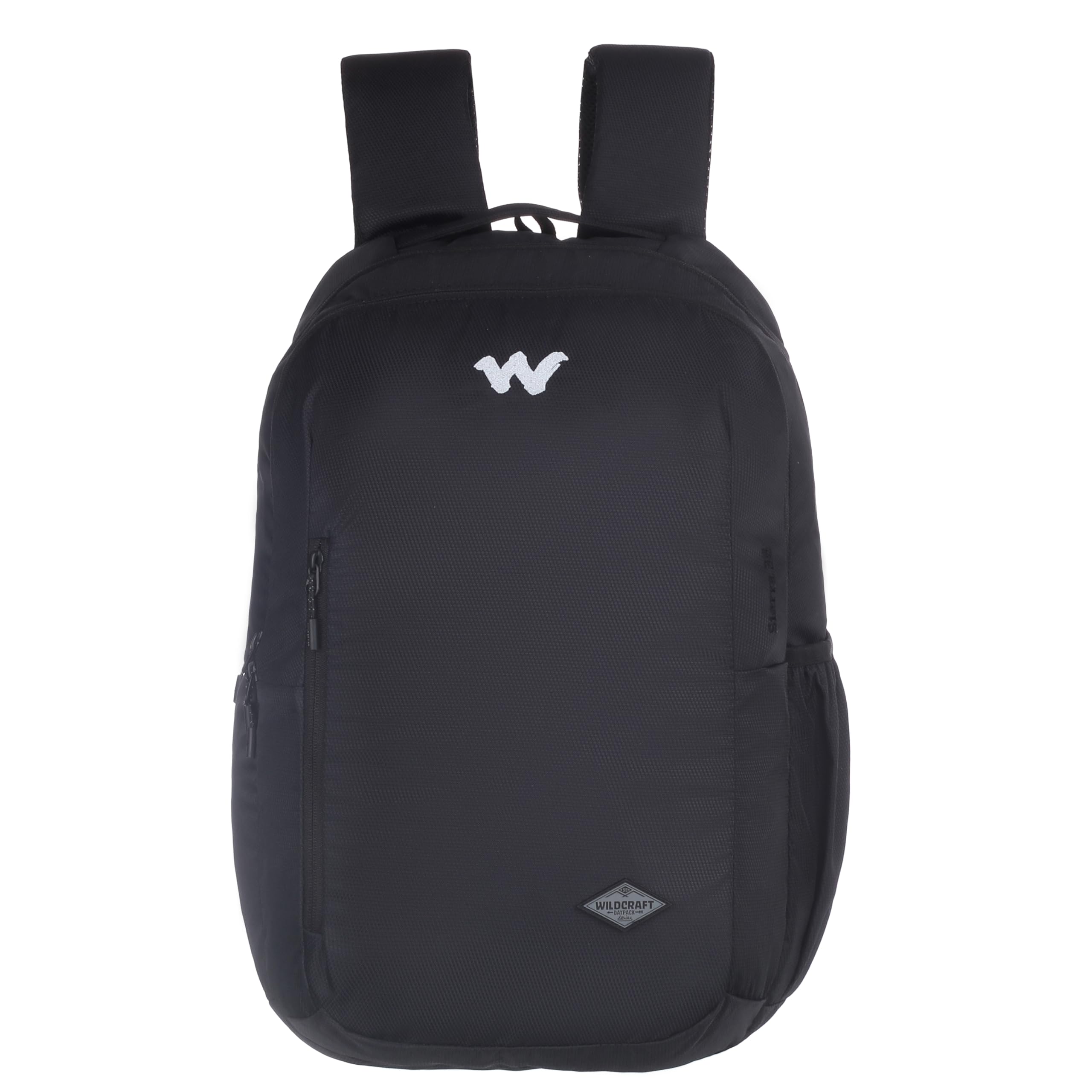 wildcraft Nylon backpack Multi compartments, front pocket, bottle holder, School bags College bag for women and men, Ideal for school, college, office & travel 13500 (Sierra 35 Hue Black)-picture-12
