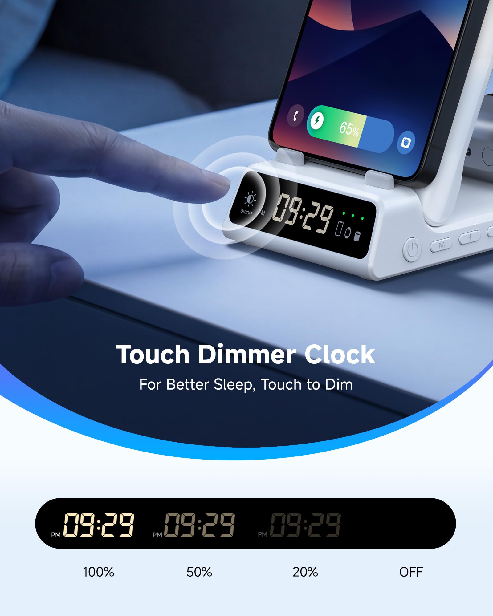 Bezprzewodowa Stacja Ładująca dla Samsung S26 Ultra/S26+, 3 w 1 Wireless Charger for Galaxy S26/S25/S24/S23, Charger Dock for Galaxy Watch 8/8 Classic/Ultra/7/6/5/4/3, Galaxy Buds 4/4 Pro (No Adapter)
