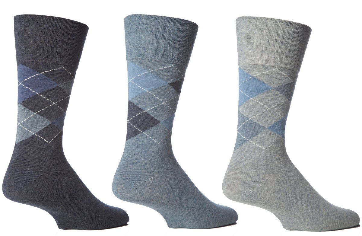 Gentle Grip 6 Pairs Mens Sockshop Classic Socks Size 6-11 Uk, 39-45 Eur (MGG38)