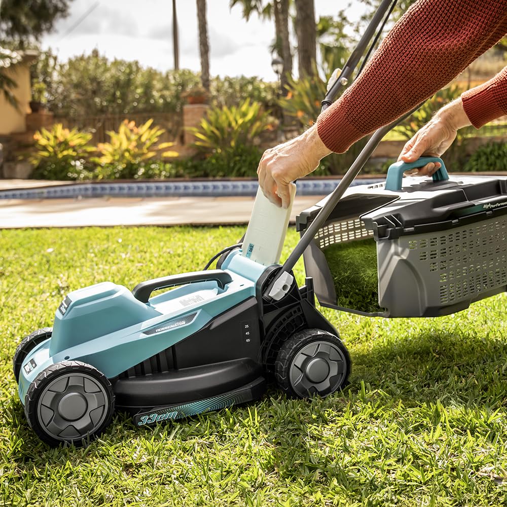 Cecotec Terrenator 330 Flex Tondeuse à Gazon à câble 1200 W Largeur de Coupe 33 cm