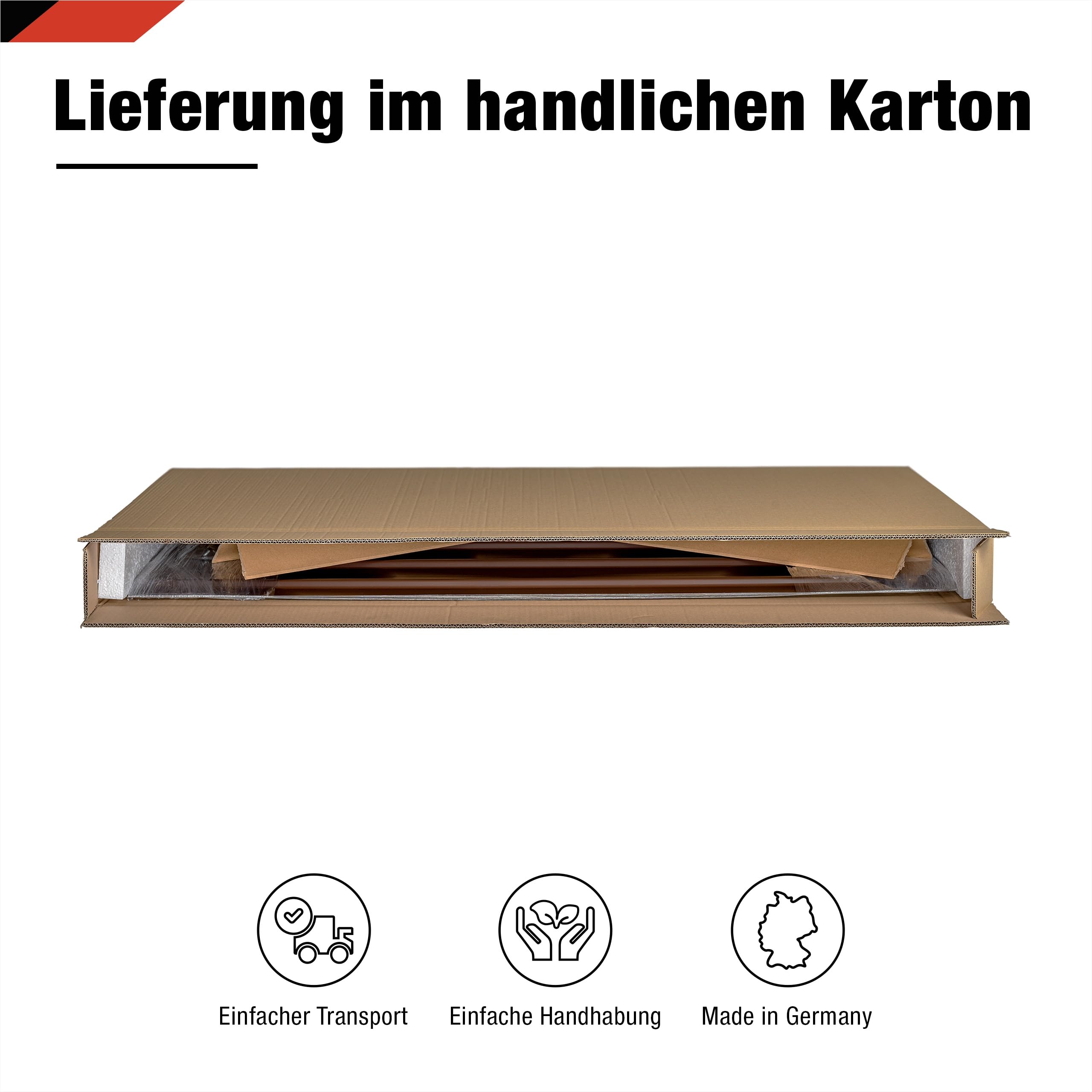 SMART Trapez-Abdeckblech Profilblech 0,3 mm 125 x 45 cm 6,75 m² Braun