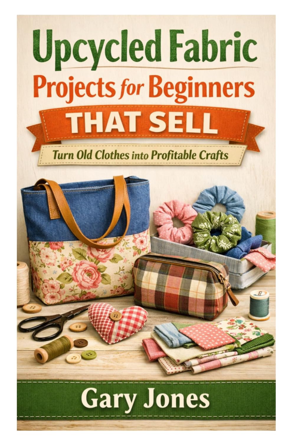 Upcycled Fabric Projects for Beginners That Sell: How to Turn Old Clothes into Profitable Bags, Accessories, and Home Décor with Simple Step-by-Step Techniques