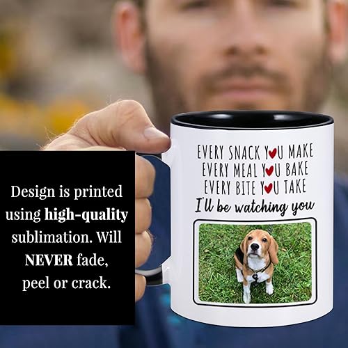 Miniatura 4 de Taza de regalo personalizada para perro, regalo para el día de la madre feliz del padre, regalo para perro, papá, perro, mamá, personaliza con cada