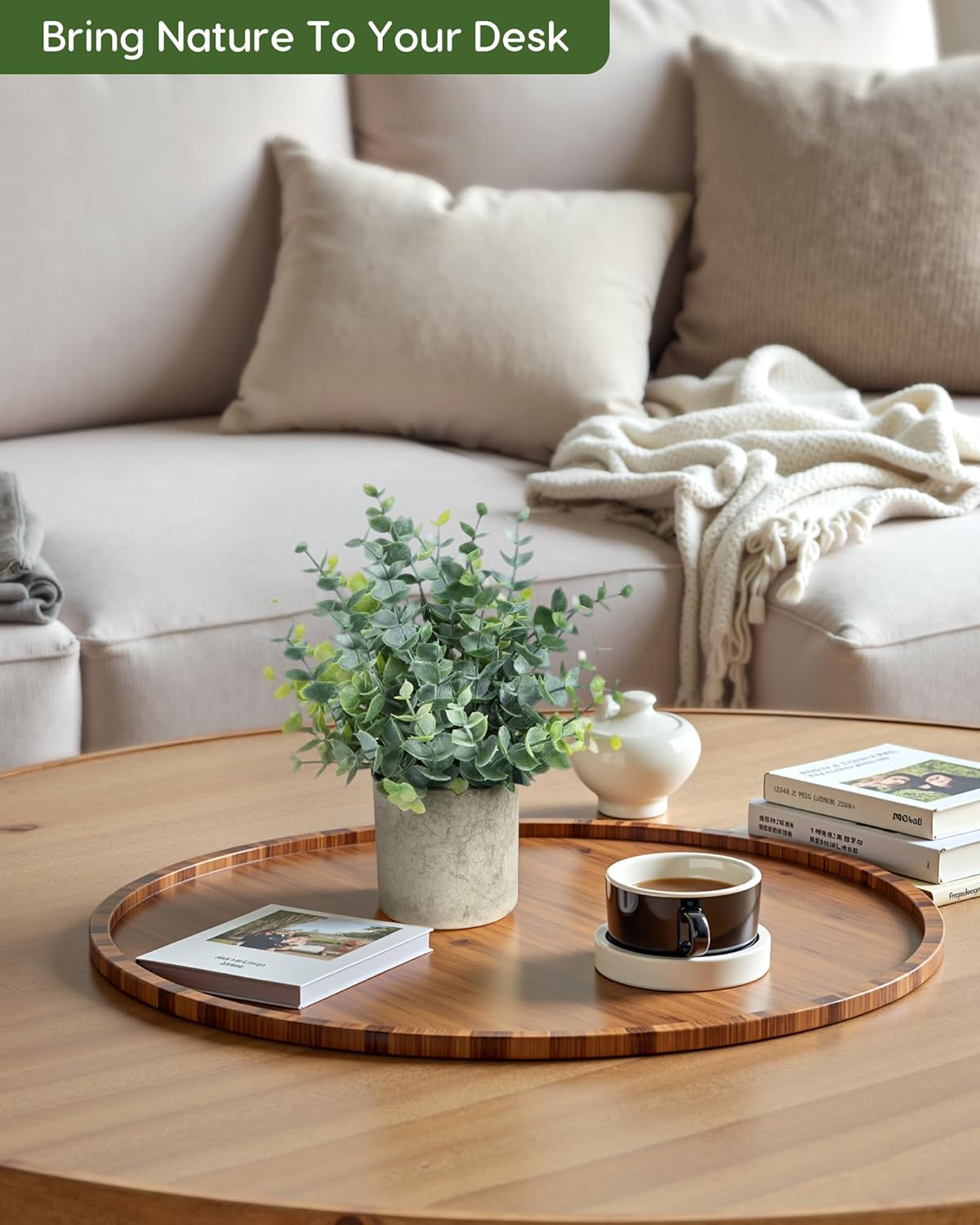 Velener 2 Pcs Small Fake Plants Eucalyptus, Artificial Plants Indoor for Shelf, Potted Eucalyptus Plants for Home/Bathroom/Pottery Barn/Desk/Farmhouse/Coffee Table Decor (Sage Green) - Image 7