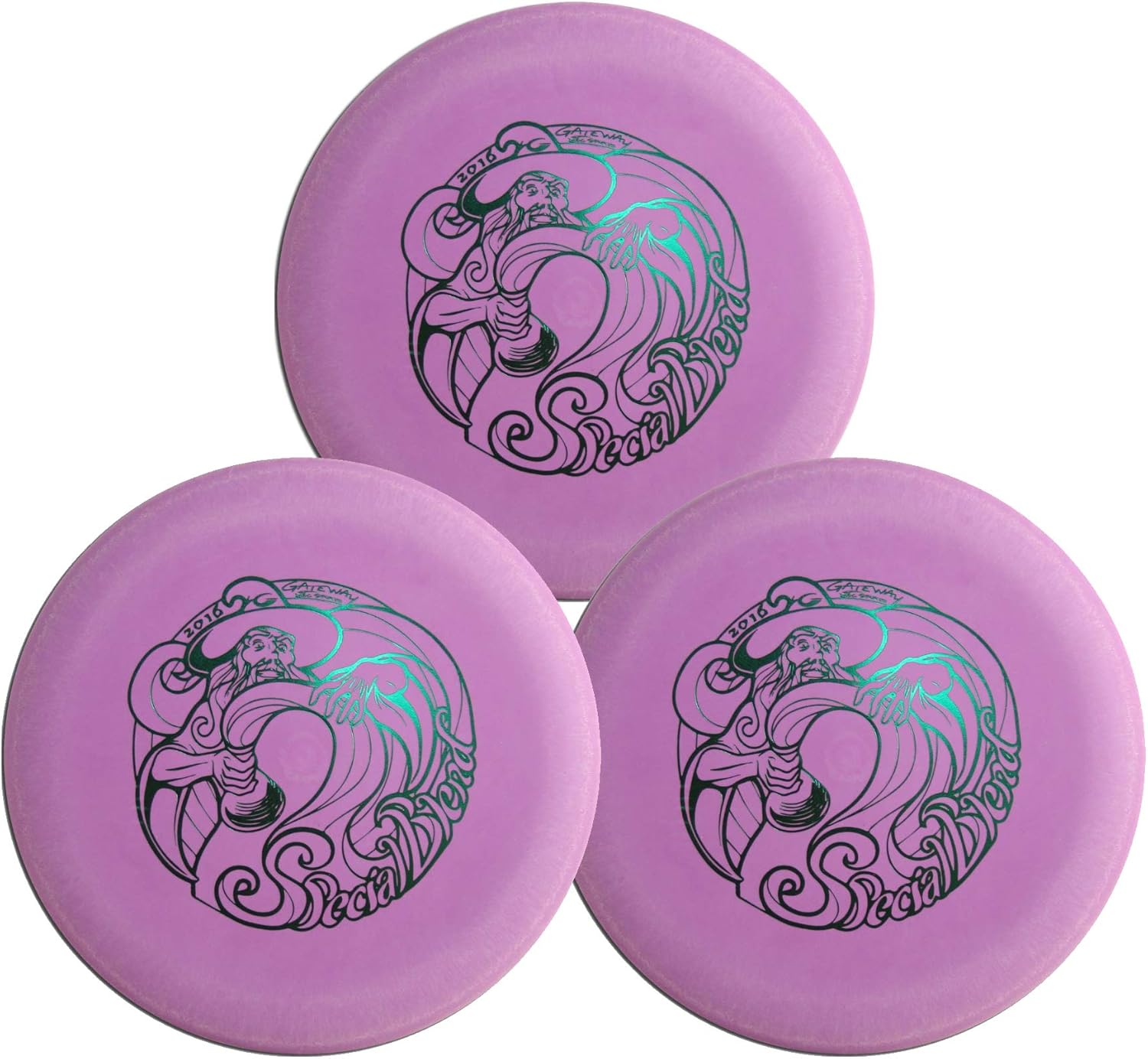Gateway Wizard Disc Golf Putter Approach Disc - 3 Pack