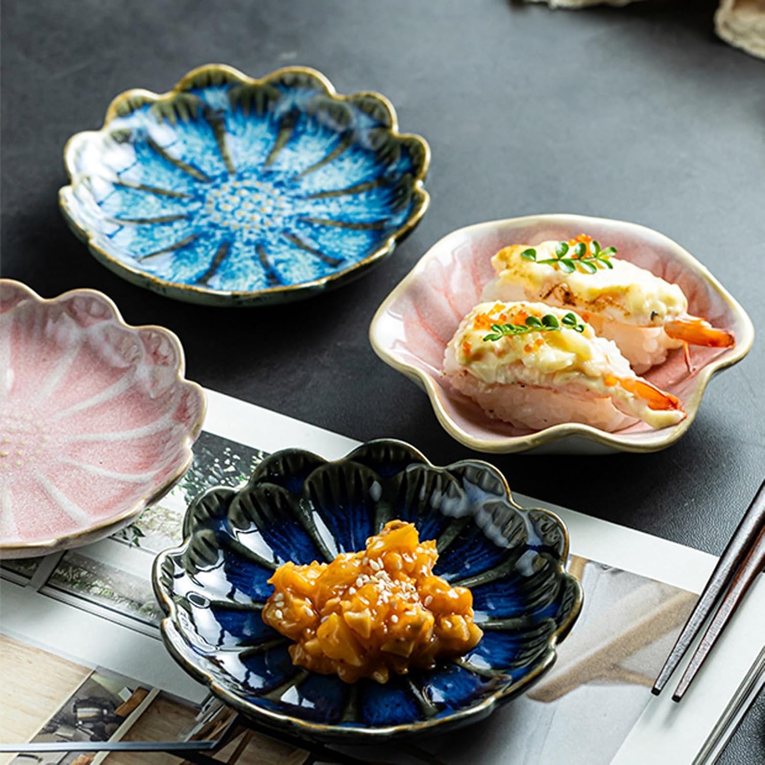 Bowl for Sauce Ceramic Salad and Snack Dishes for Serving Creamy Condiments and Dips