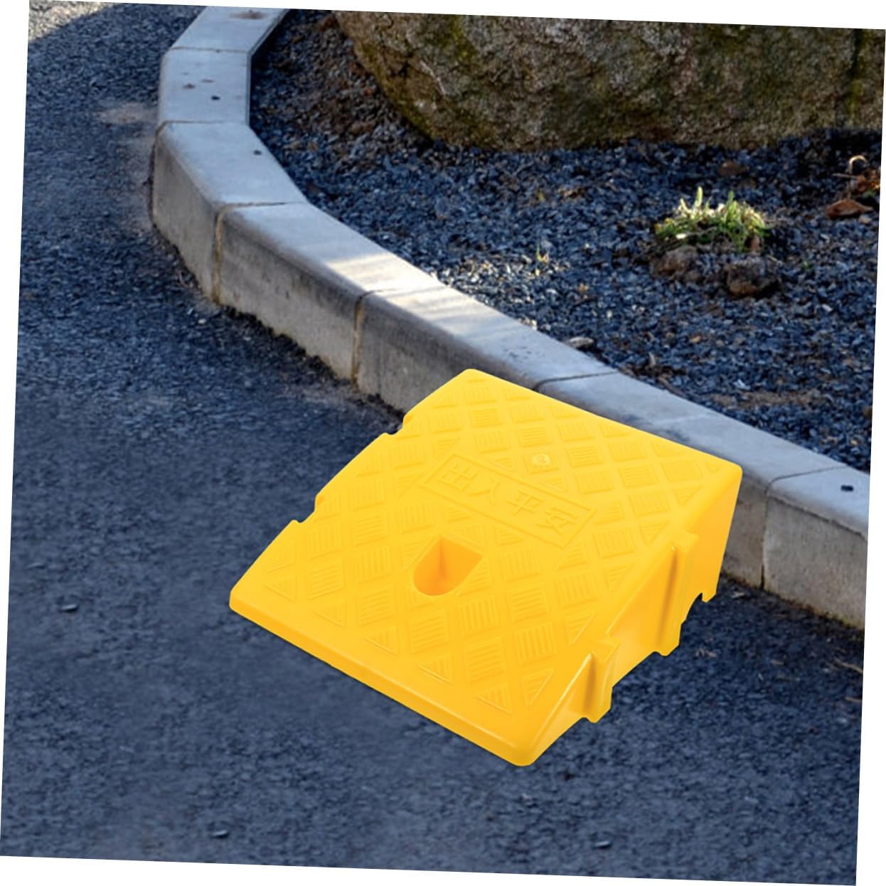 2pcs Slope Mat Car Ramps for Driveway Motorcycles Ramps Sidewalk Dock Garage