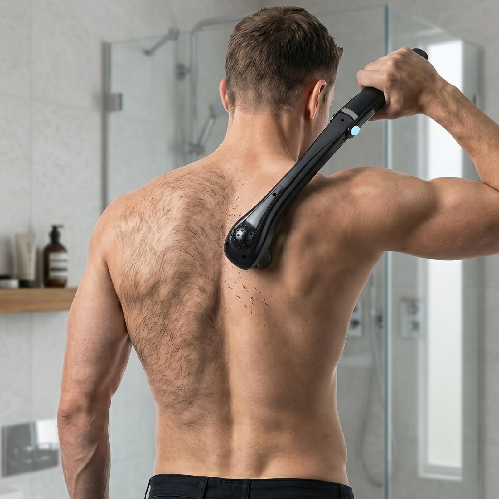 Afeitadora Eléctrica de Espalda Negra Abs para Hombres