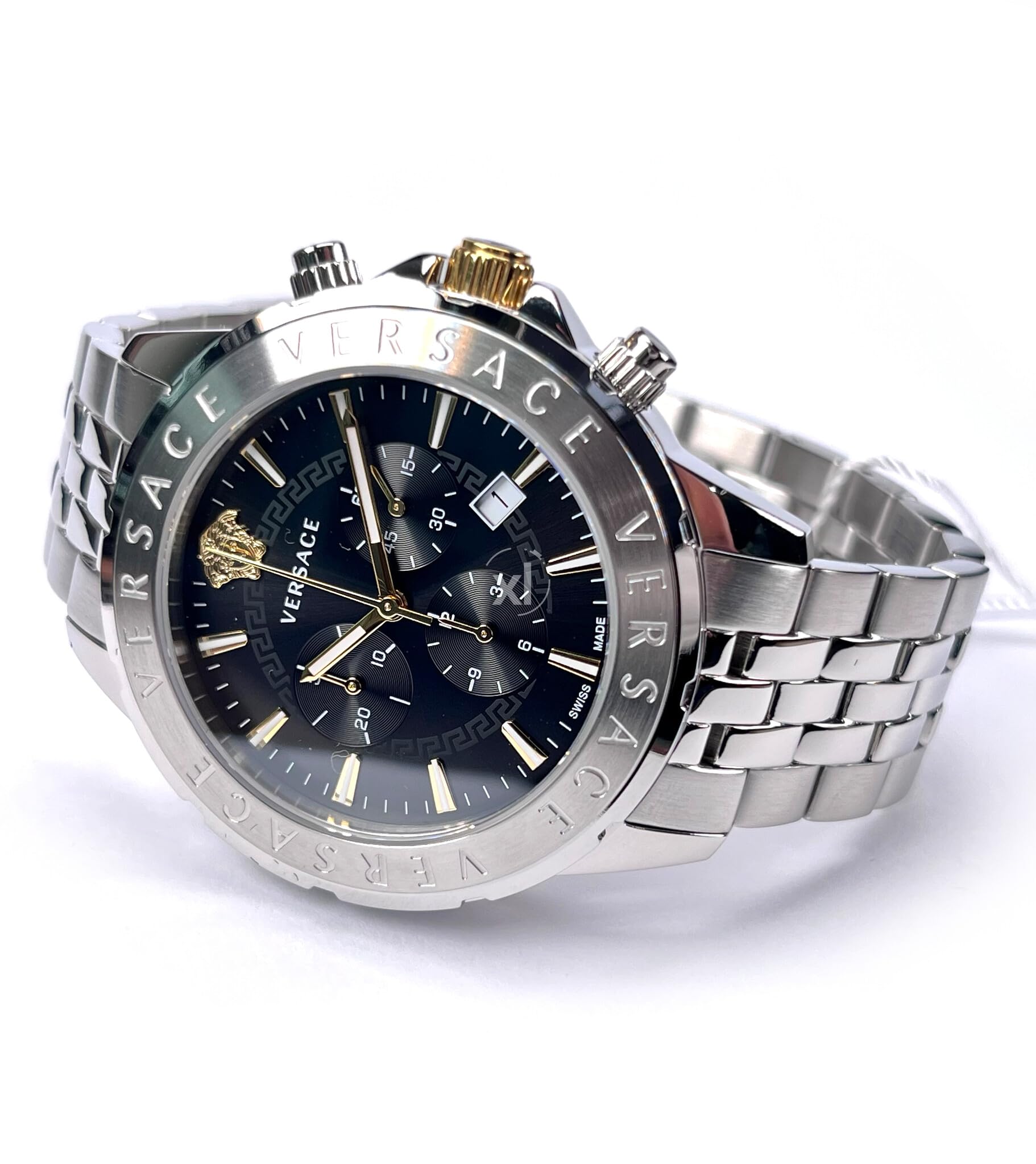 Versace VEV601523 Chrono Signature Heren Horloge 44 mm