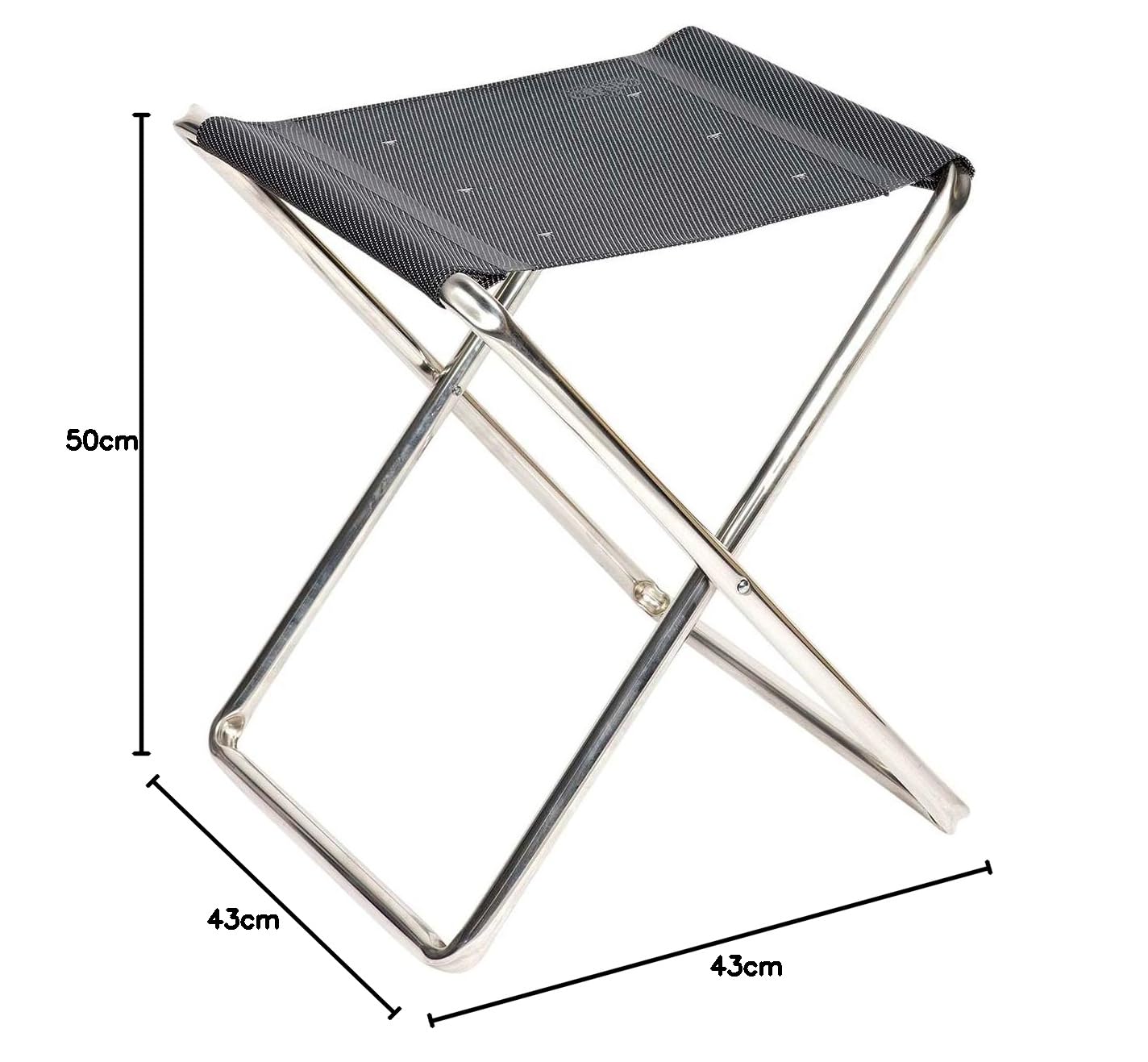 Crespo CR Stool AL/302-40 d.Grey