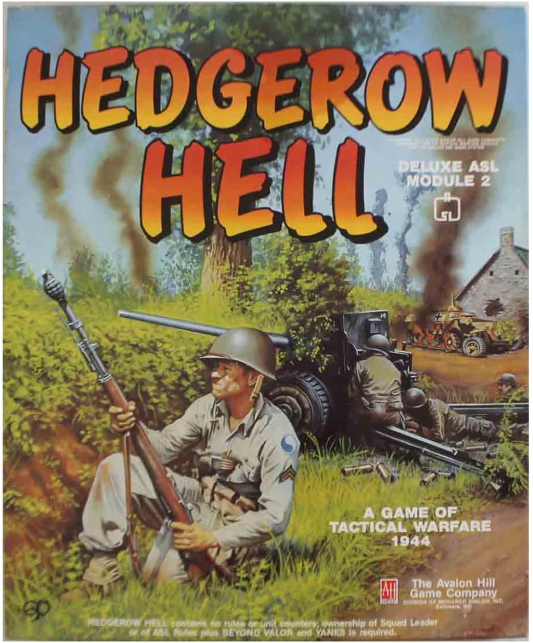 Squad Leader - Advanced Squad Leader Avalon Hill Hedgerow Hell