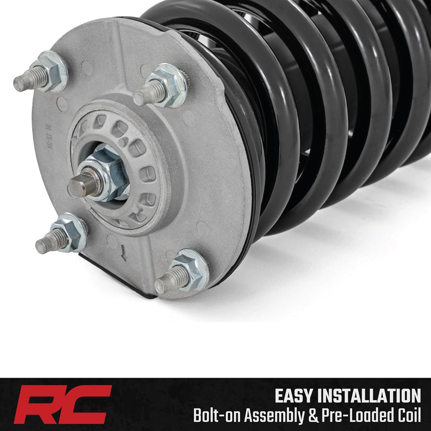 Rough Country N3 Loaded Struts for Ram 1500 2WD/4WD (2019–2026) – Fits 3.5" Lifts, Pre-Loaded Coil Springs, Bolt-On Install, Improved Ride & Handling