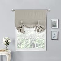 Vista 51 de NICETOWN Cortina Opaca para Ventana de Baño - Cortinas Enrollables de Privacidad con Aislamiento Térmico para Puerta de Vidrio/Ventana de Cocina