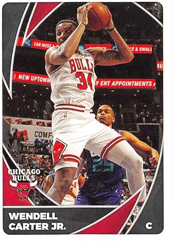 2020-21 Panini Stickers #162 Wendell Carter Jr. Official NBA Basketball Album Sticker Measuring 2.75 inch tall X 2 inches wide in Raw (NM or Better