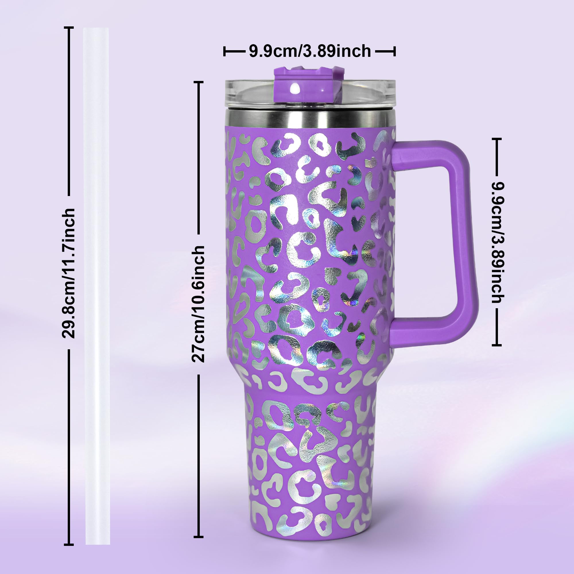 sweet grain Mug Isotherme avec Paille et Poignée 1.2L, Tasse à Café Acier Inoxydable à double paroi, Isolée Tasse Isotherme, Tasse Cafe Voyage