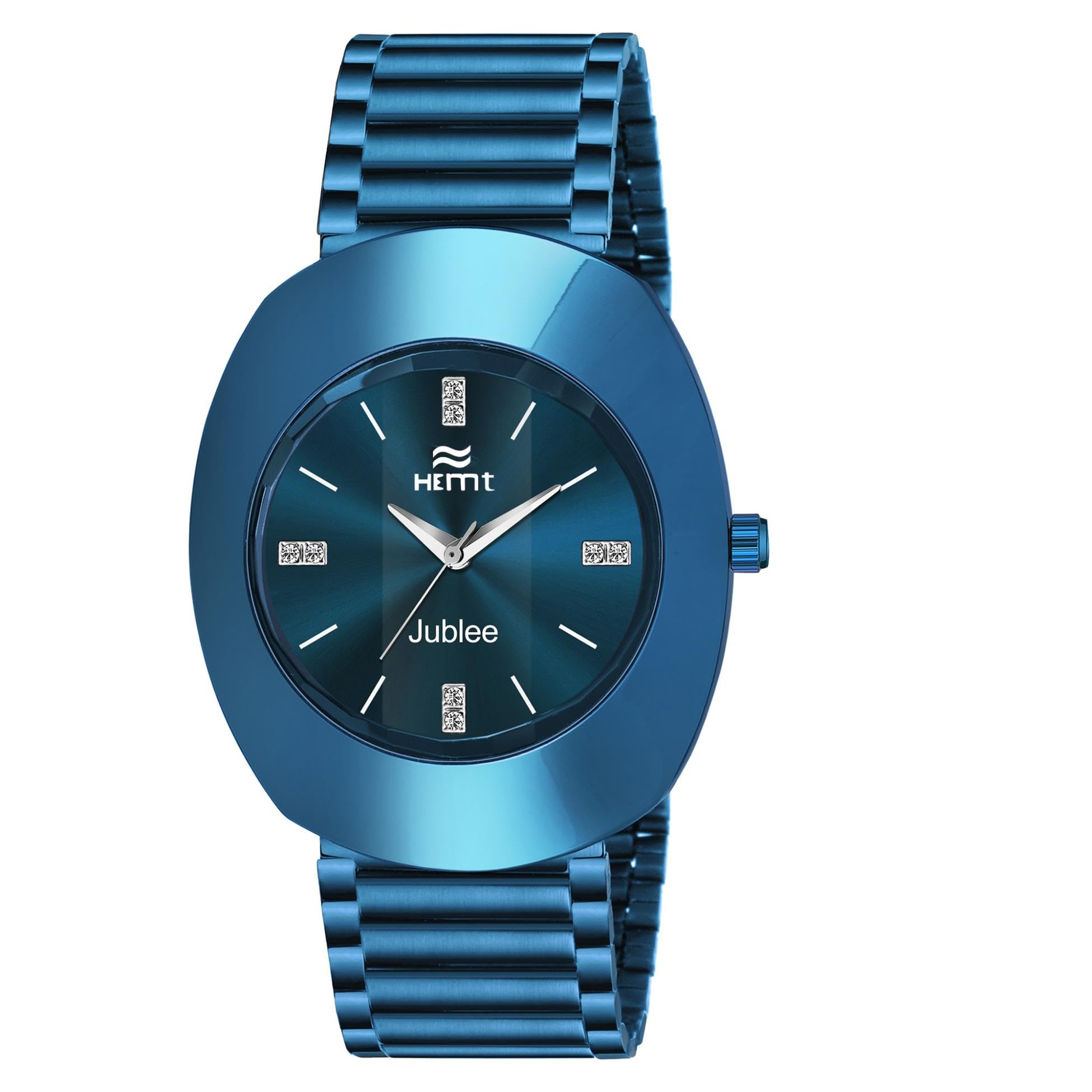 HEMT BLUE DIAL JUBLE SERIES-HM-GR001 Analog Watch - for Men (B09LRYKRSV) Amazon Price History, Amazon Price Tracker
