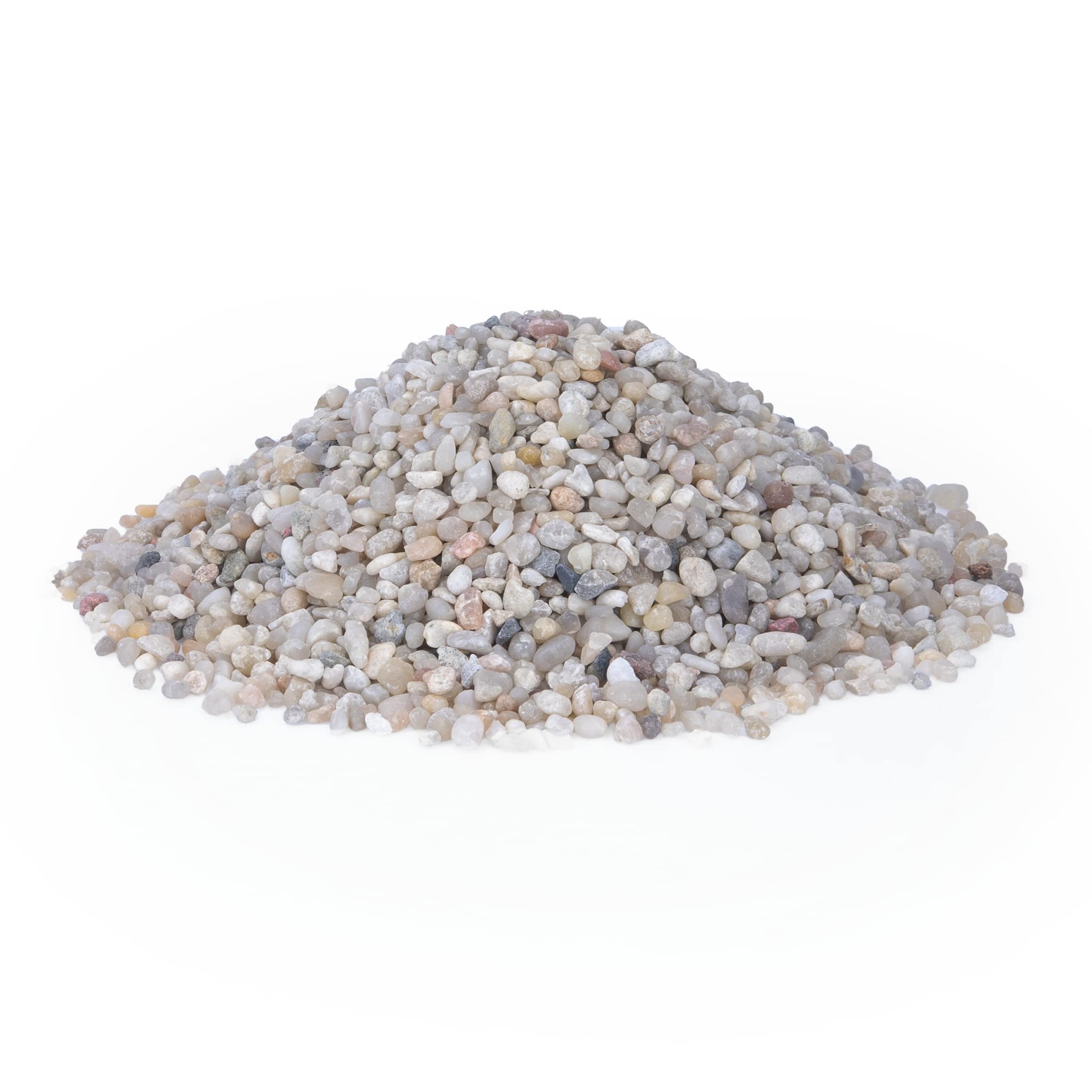 TM Aquatix Aquarium Gravel Substrate for Fish Tanks Natural Stones Perfect for Plant Growth 3-5mm (1kg, Light) — image 1