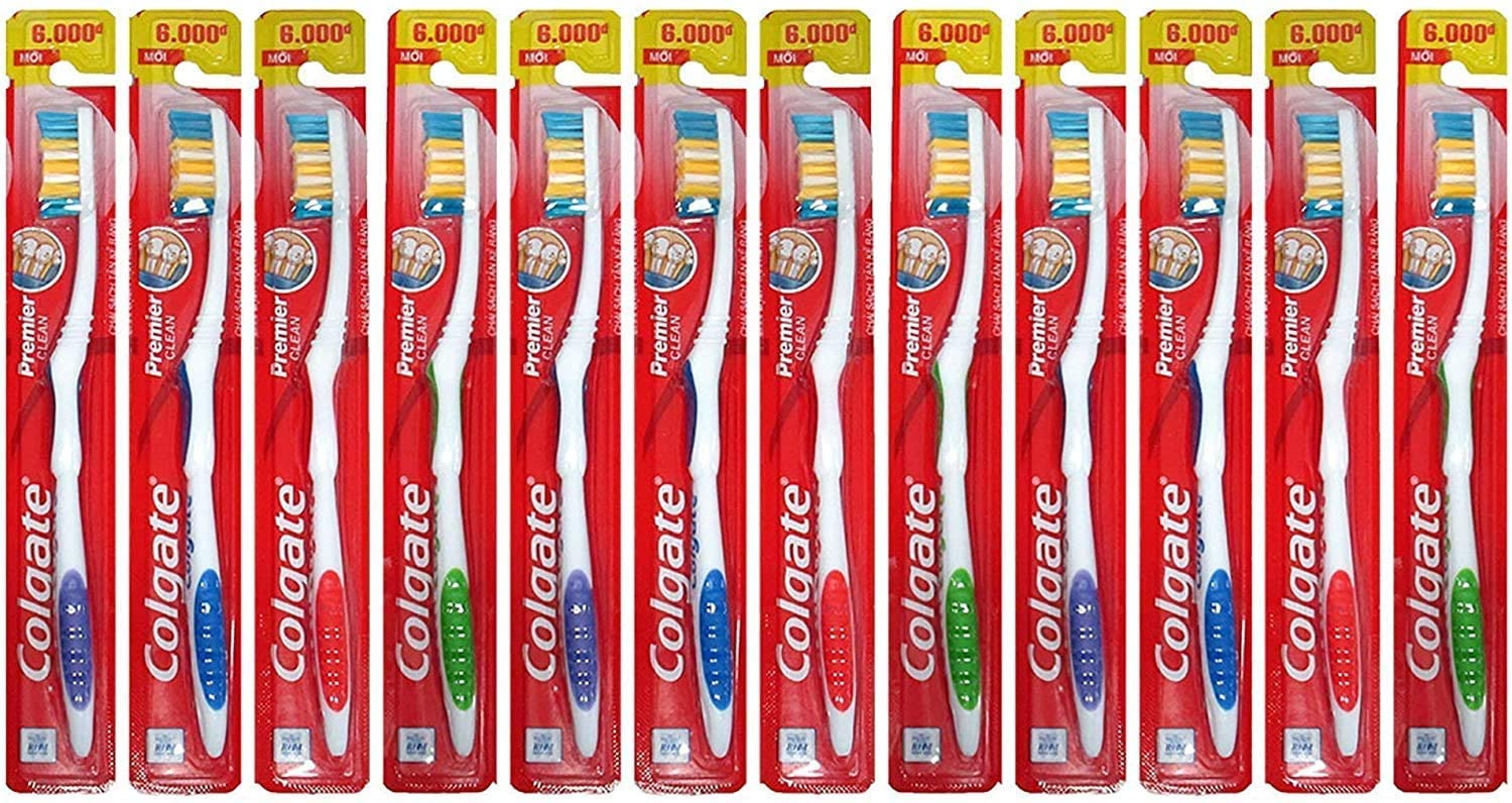 Colgate Toothbrushes Premier Extra Clean ( 12 Toothbrushes)